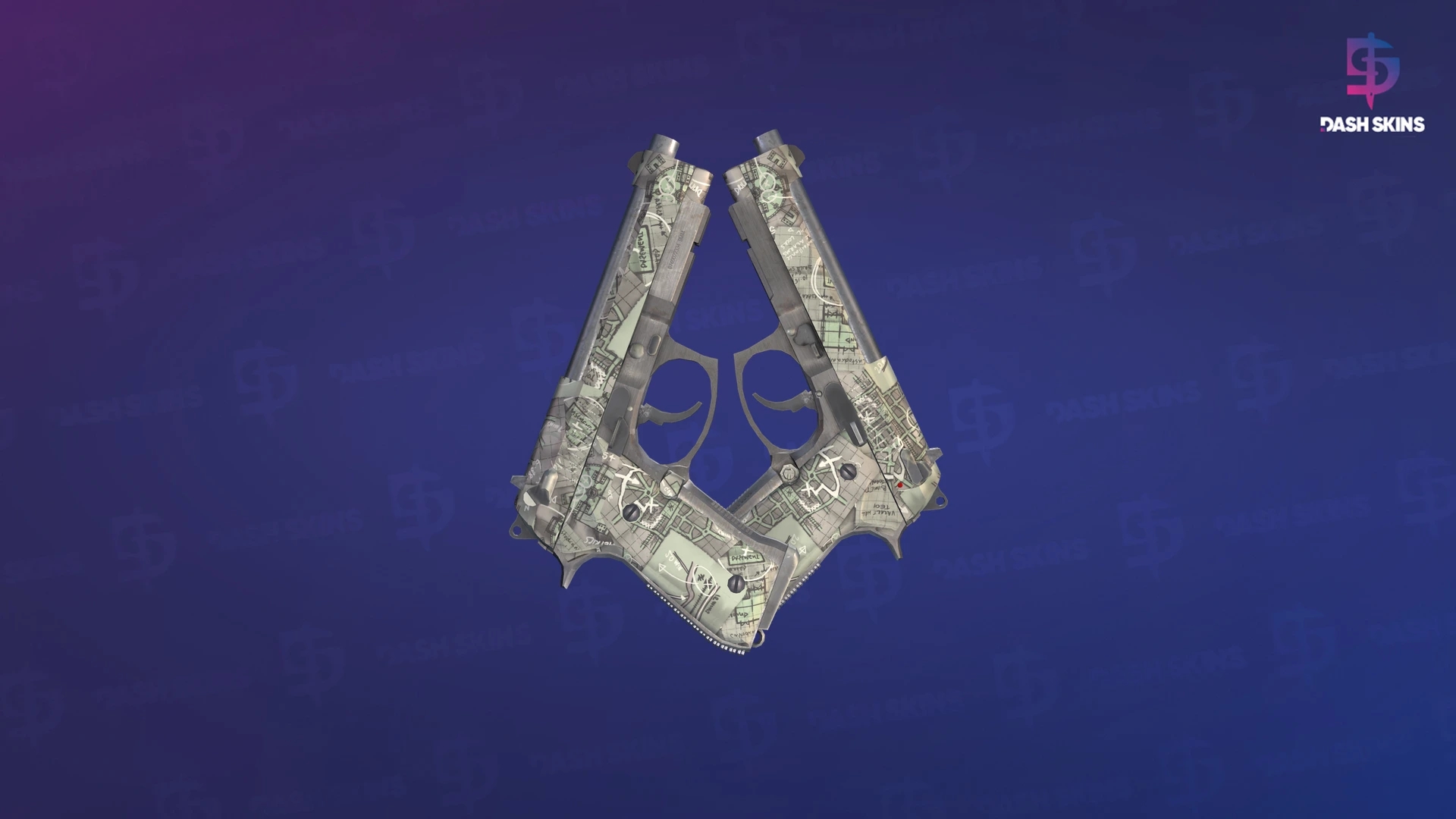 Dual Berettas | Heist (Factory New) Screenshot Playside