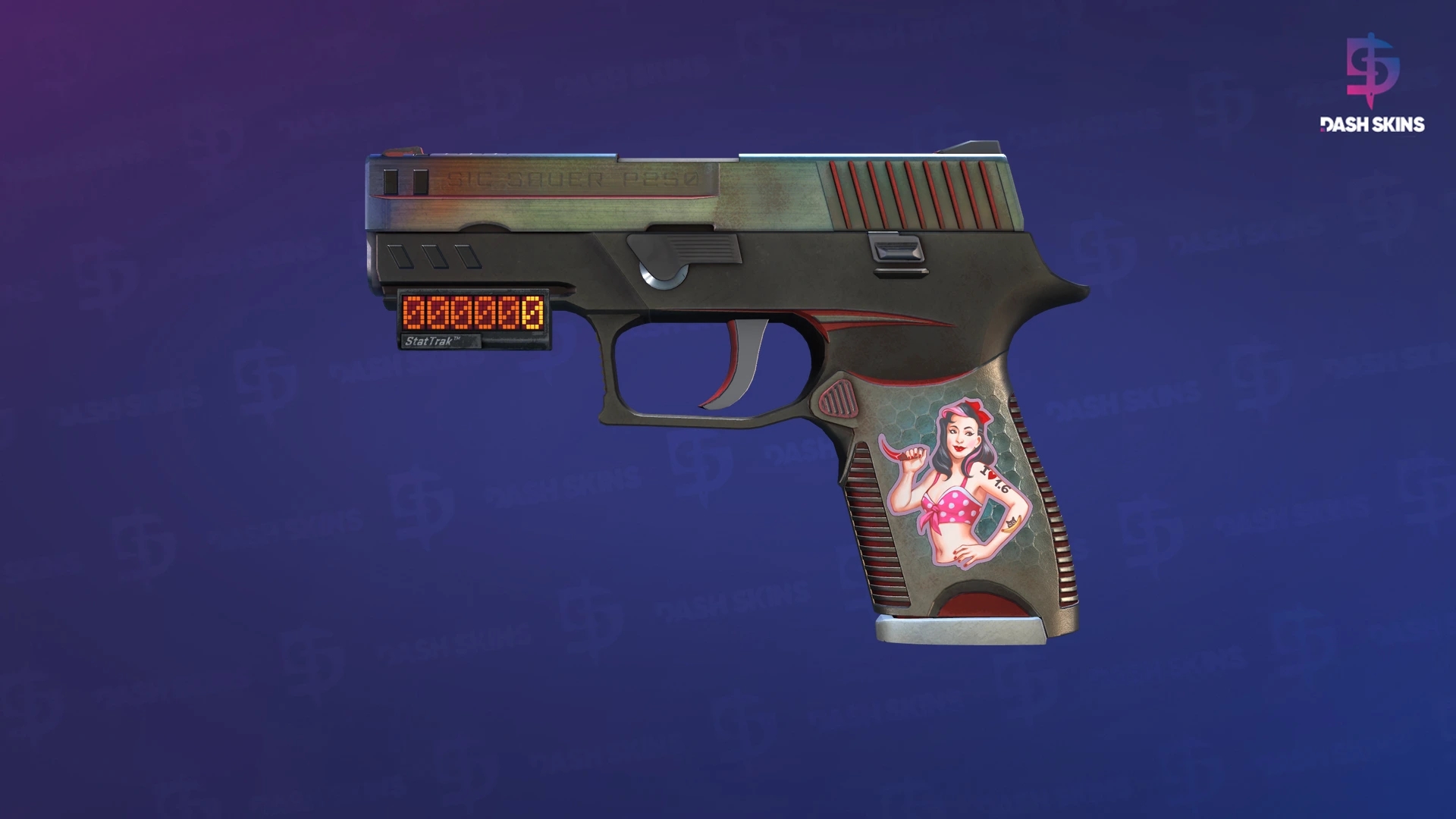StatTrak™ P250 | Cyber Shell (Field-Tested) Screenshot Playside