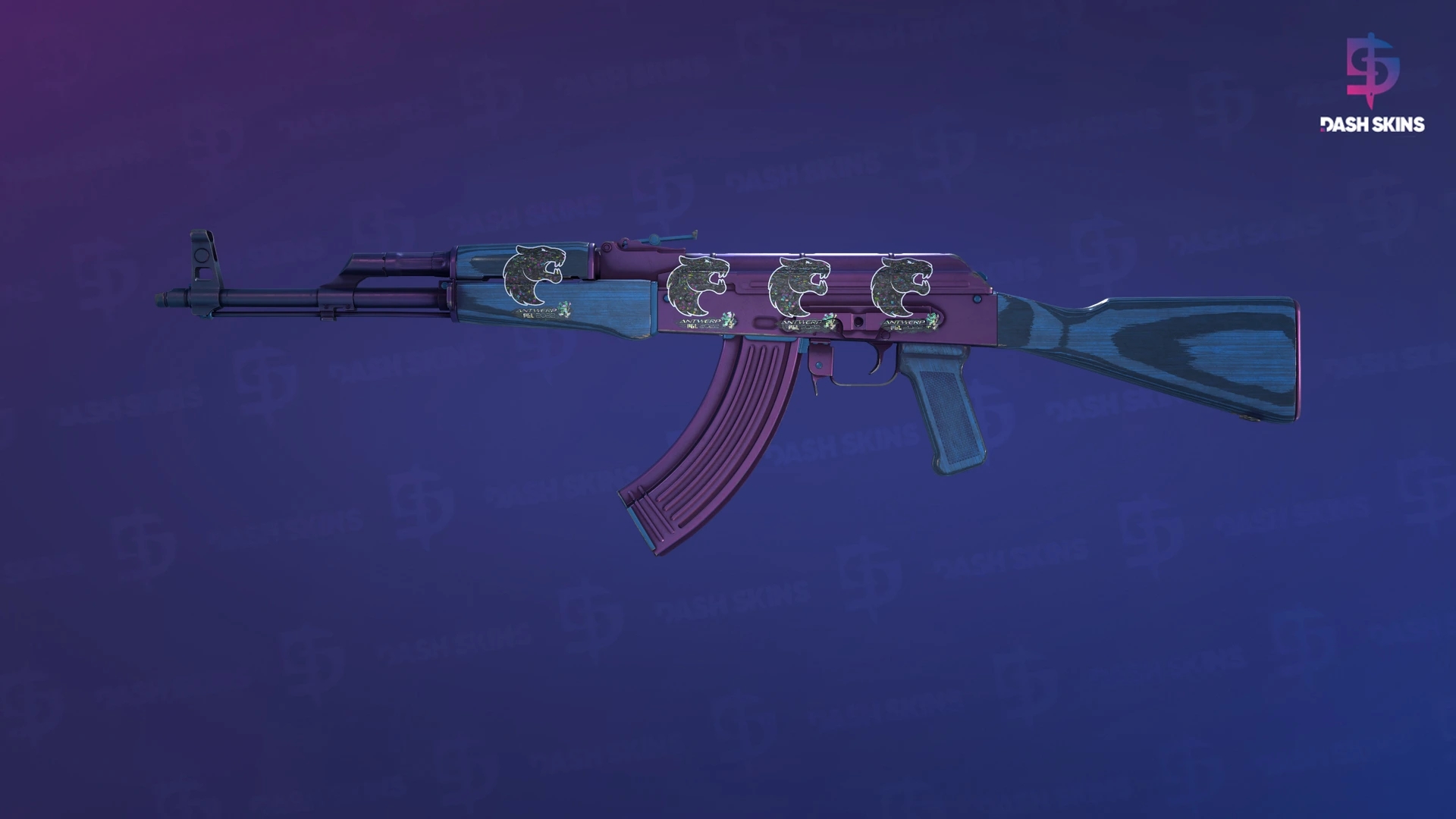 AK-47 | Midnight Laminate (Field-Tested) Screenshot Playside