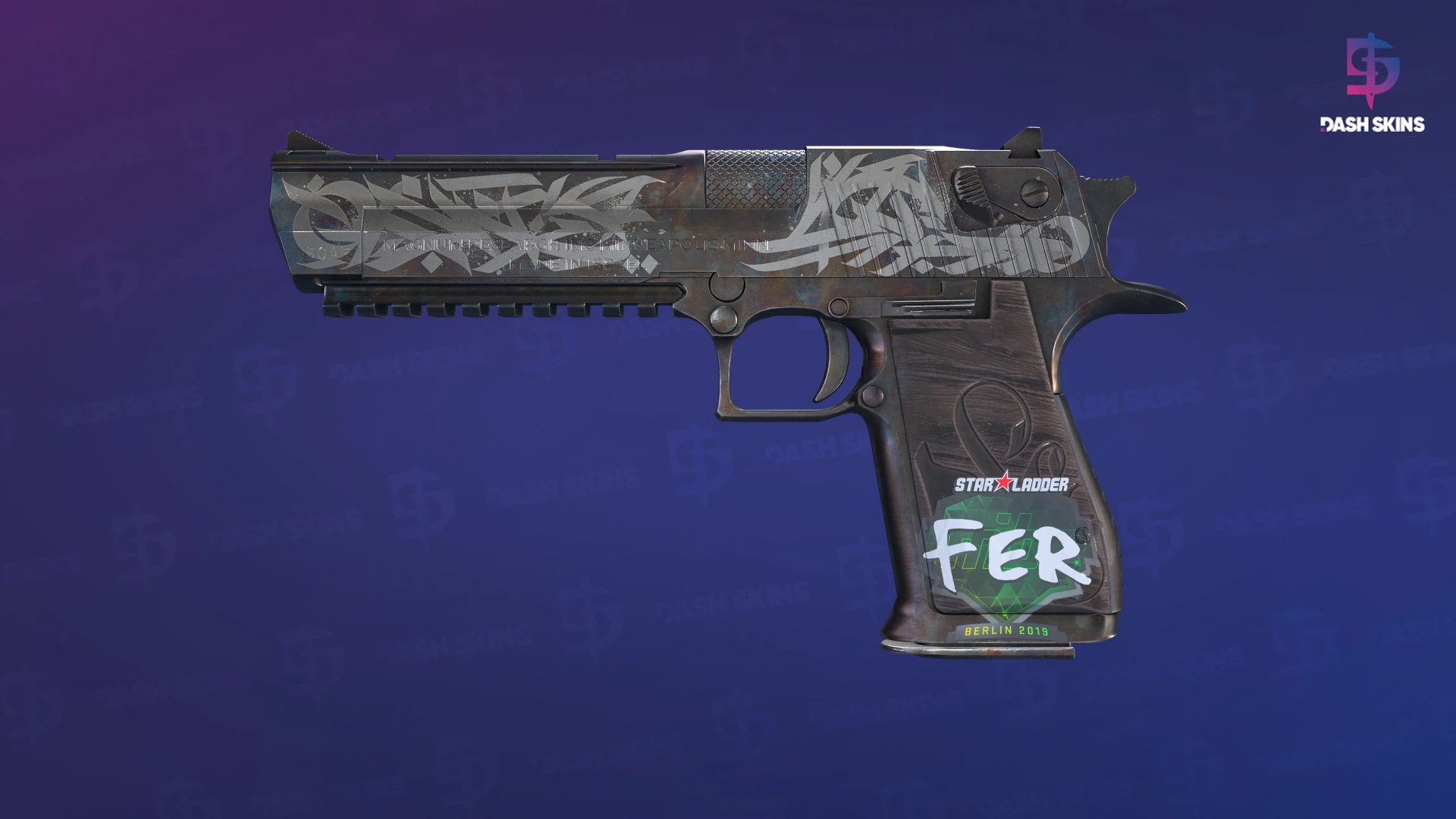 Desert Eagle | Calligraffiti (Minimal Wear) Screenshot Playside