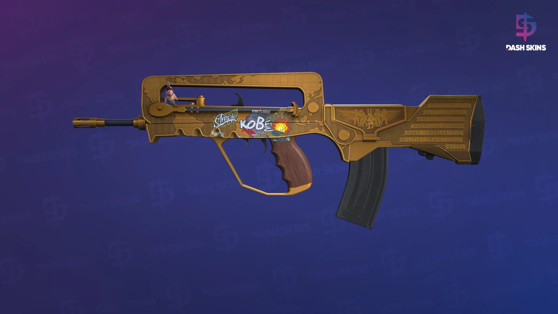 FAMAS | Commemoration (Minimal Wear) Screenshot Playside