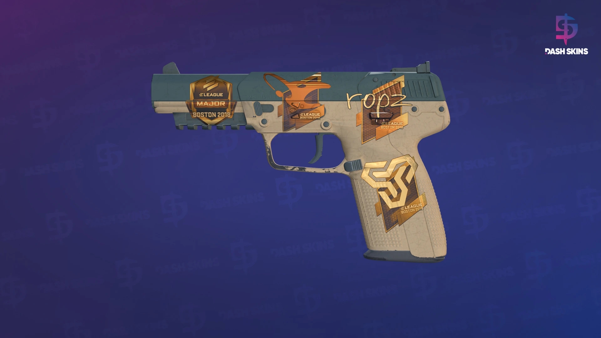Souvenir Five-SeveN | Contractor (Minimal Wear) Screenshot Playside