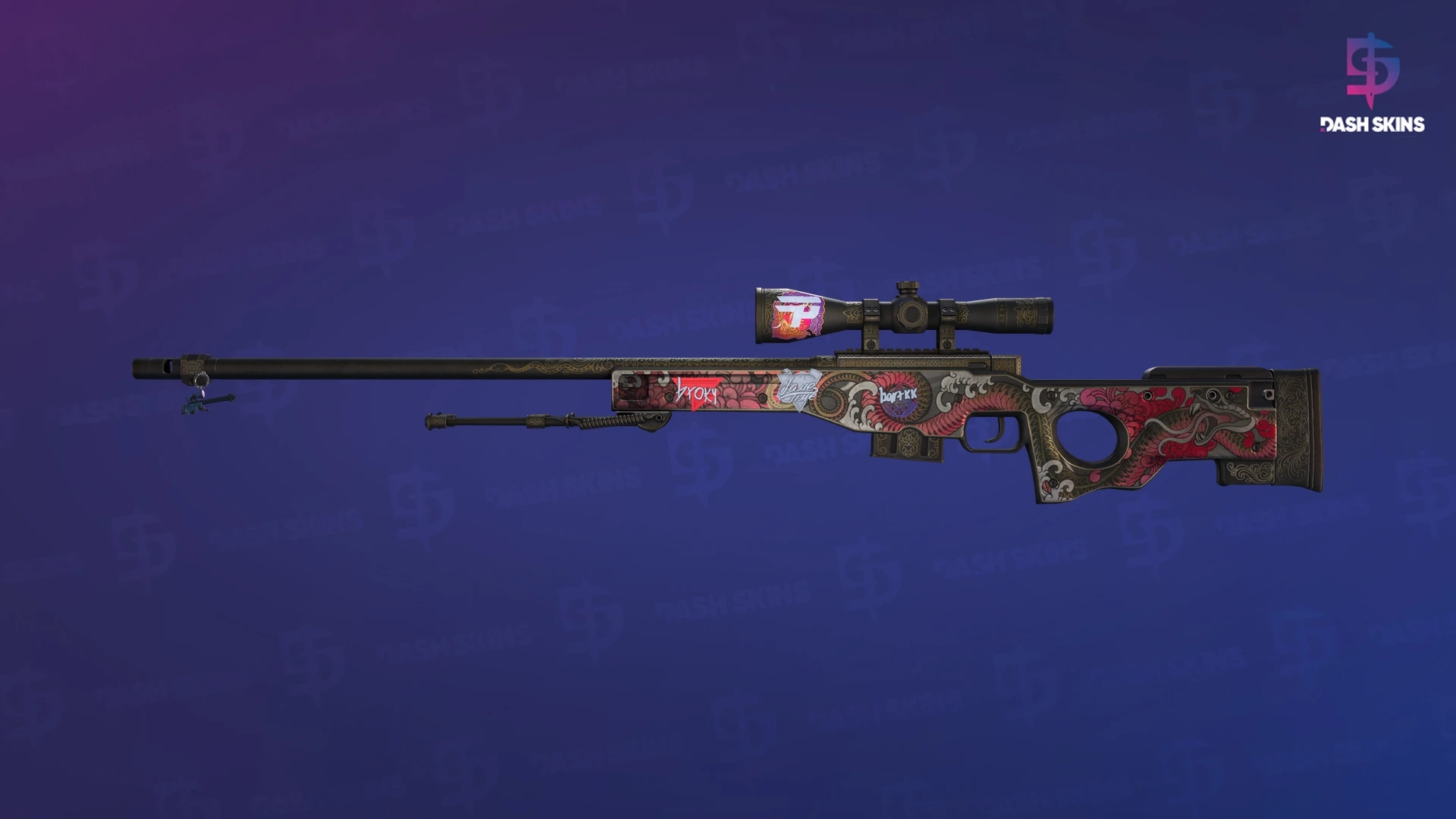 AWP | Duality (Battle-Scarred) Screenshot Playside