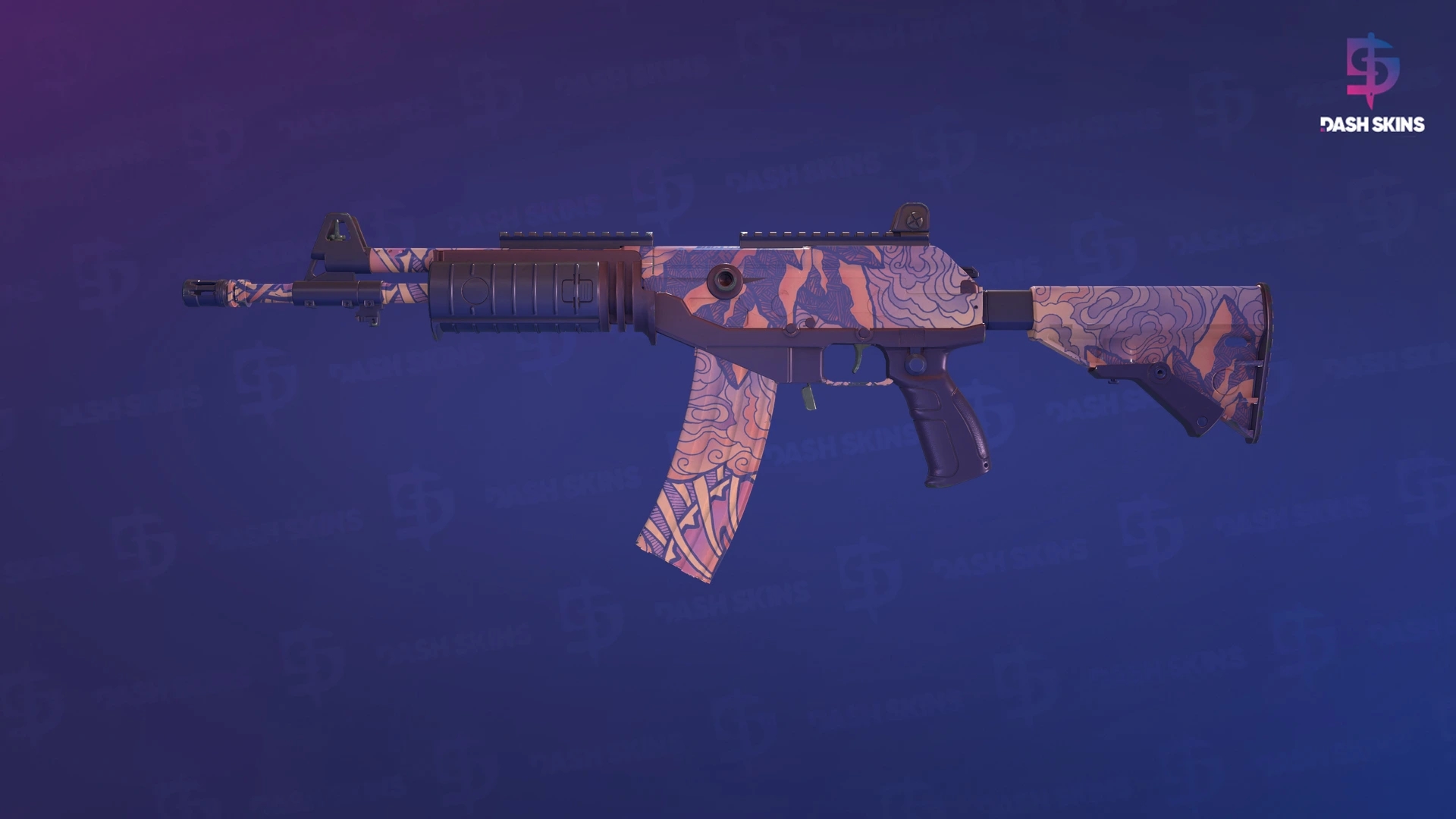 Galil AR | Sky Mandala (Minimal Wear) Screenshot Playside