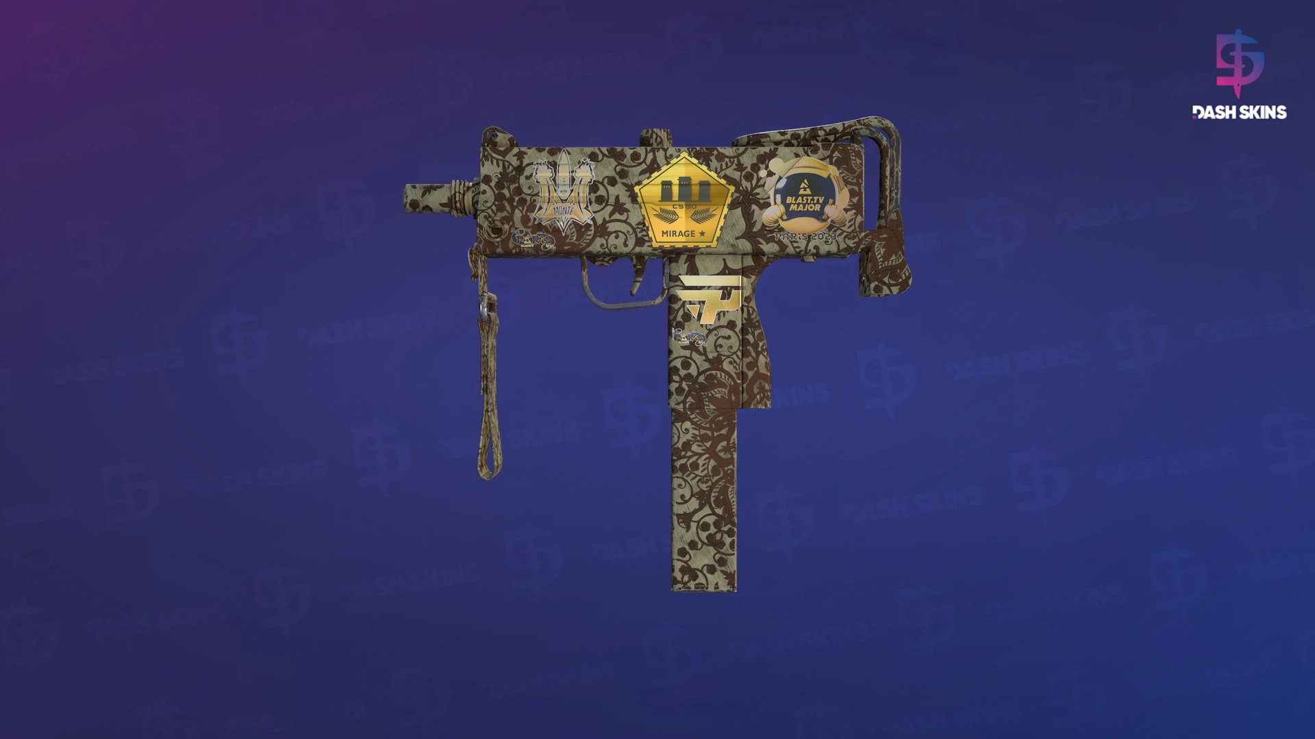 Souvenir MAC-10 | Sienna Damask (Factory New) Screenshot Playside