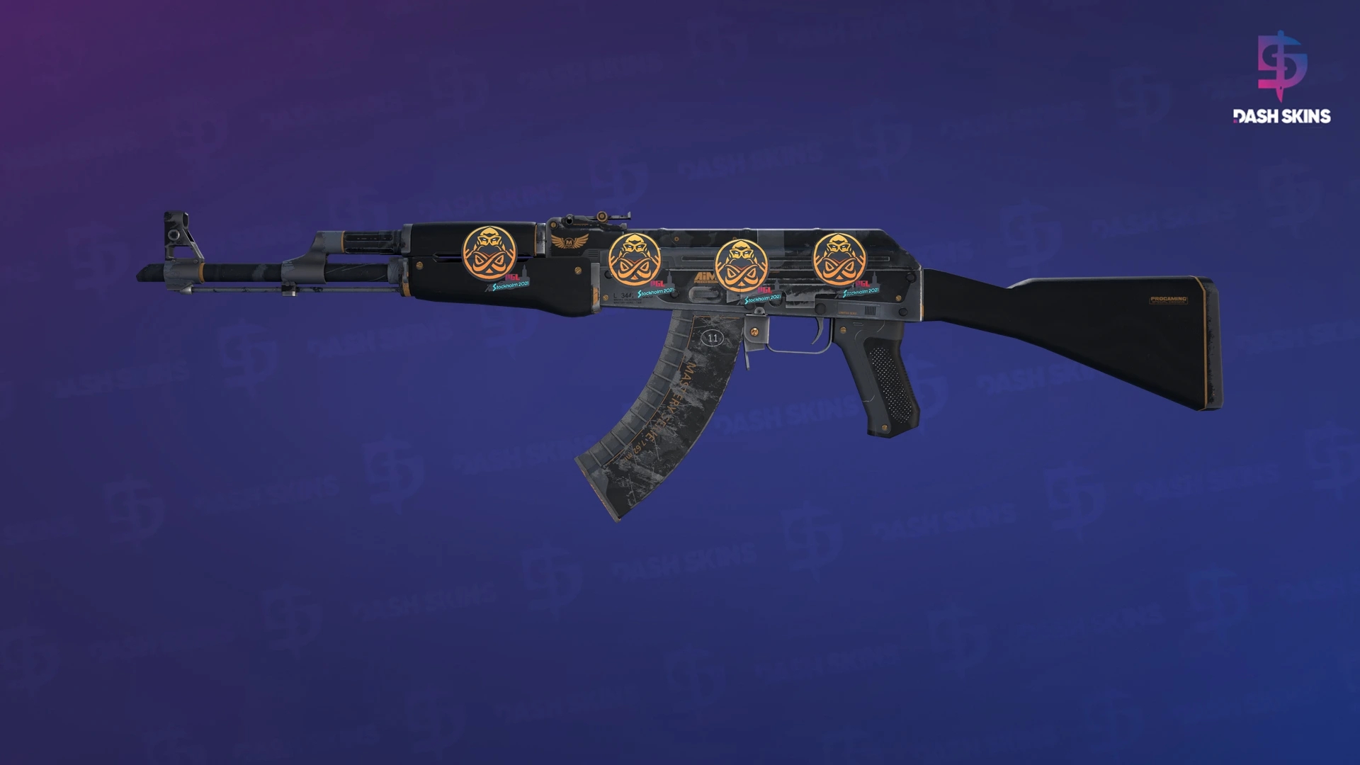 AK-47 | Elite Build (Well-Worn) Screenshot Playside