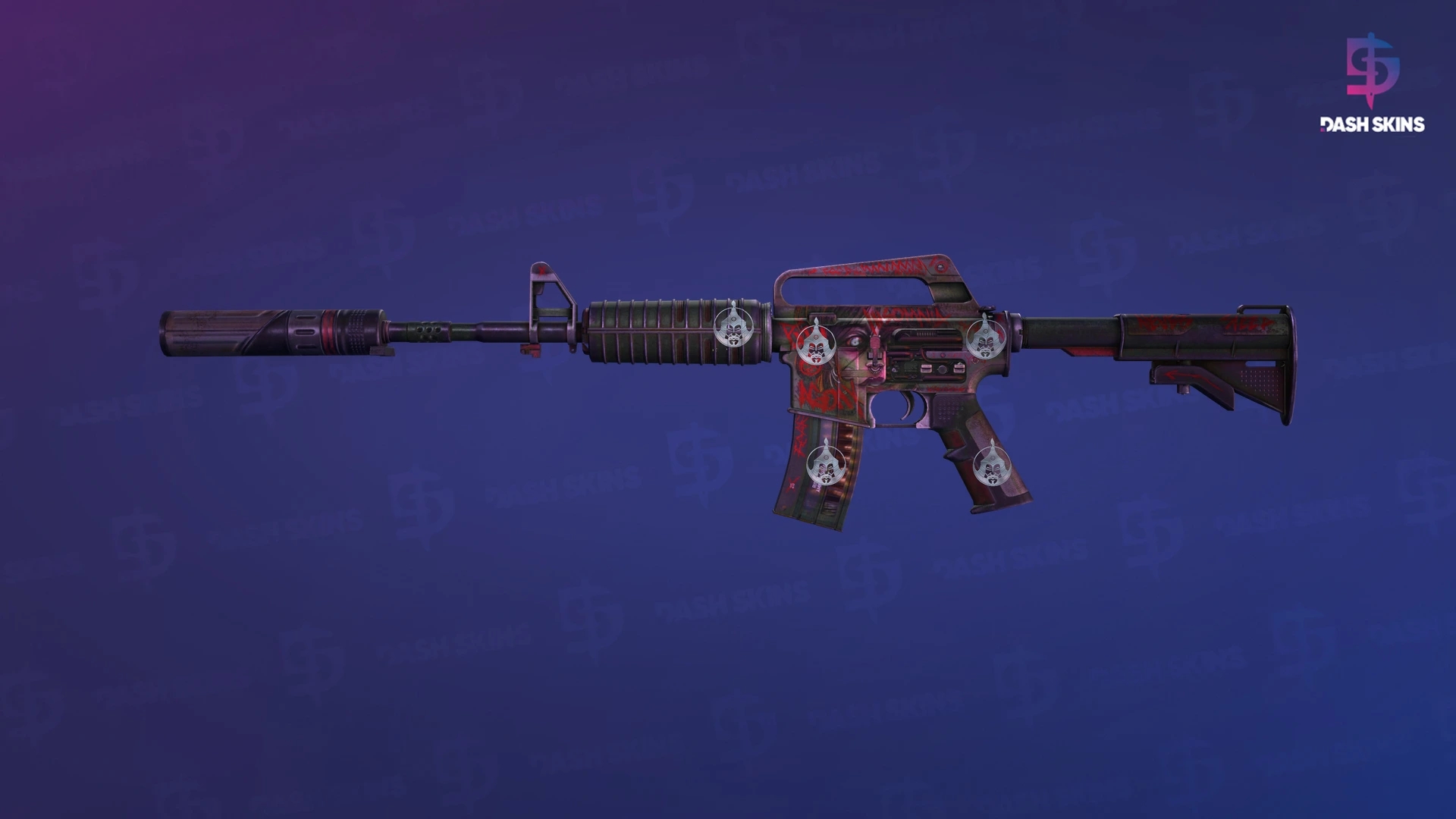 M4A1-S | Night Terror (Well-Worn) Screenshot Playside