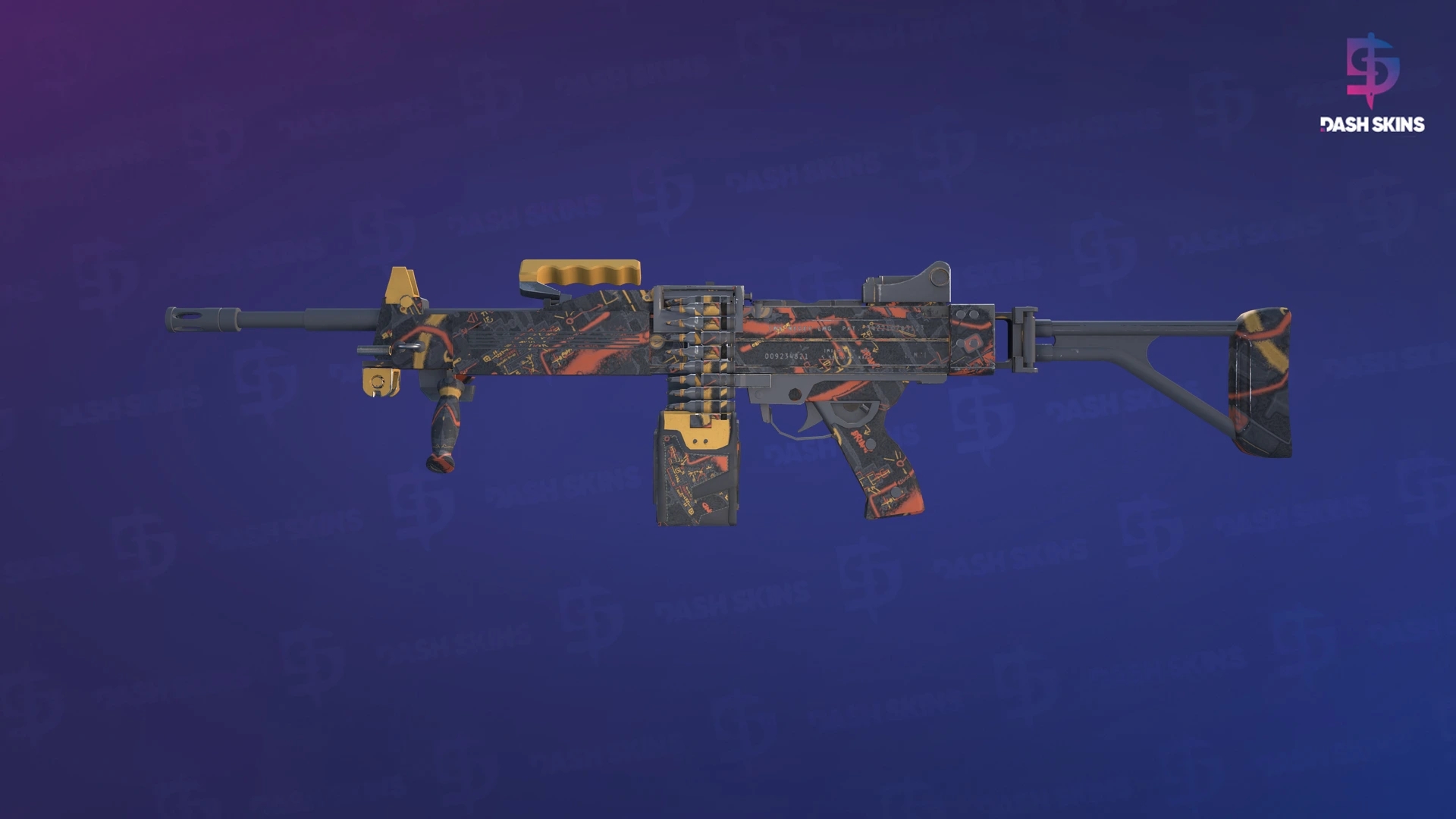 Negev | Infrastructure (Factory New) Screenshot Playside