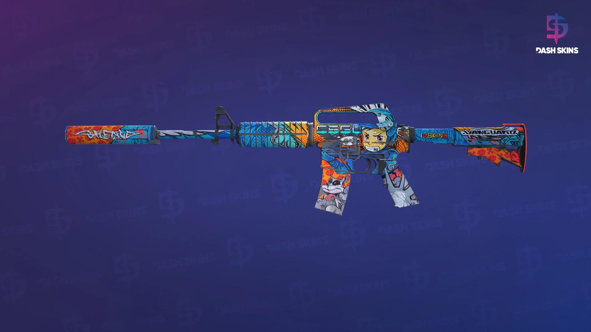 M4A1-S | Player Two (Battle-Scarred) Screenshot Playside