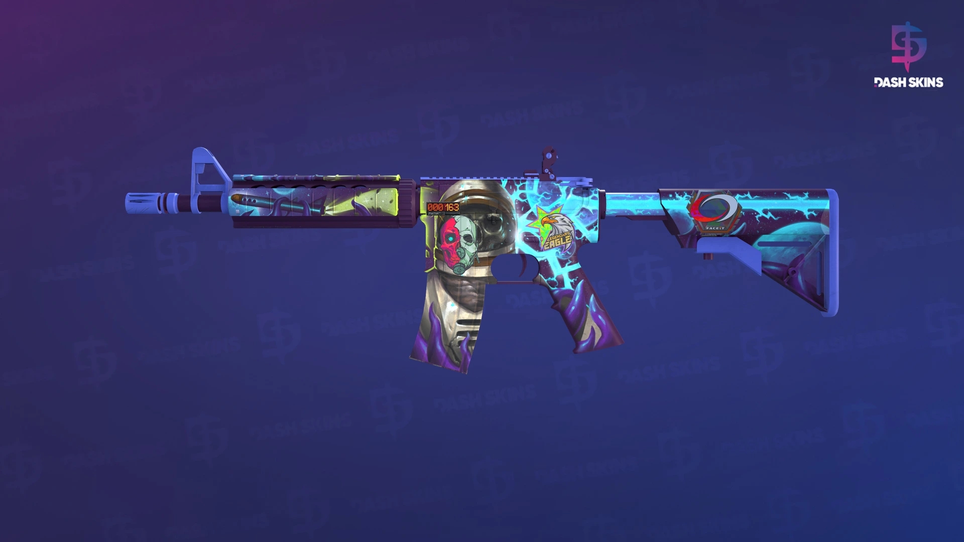 StatTrak™ M4A4 | Desolate Space (Field-Tested) Screenshot Playside