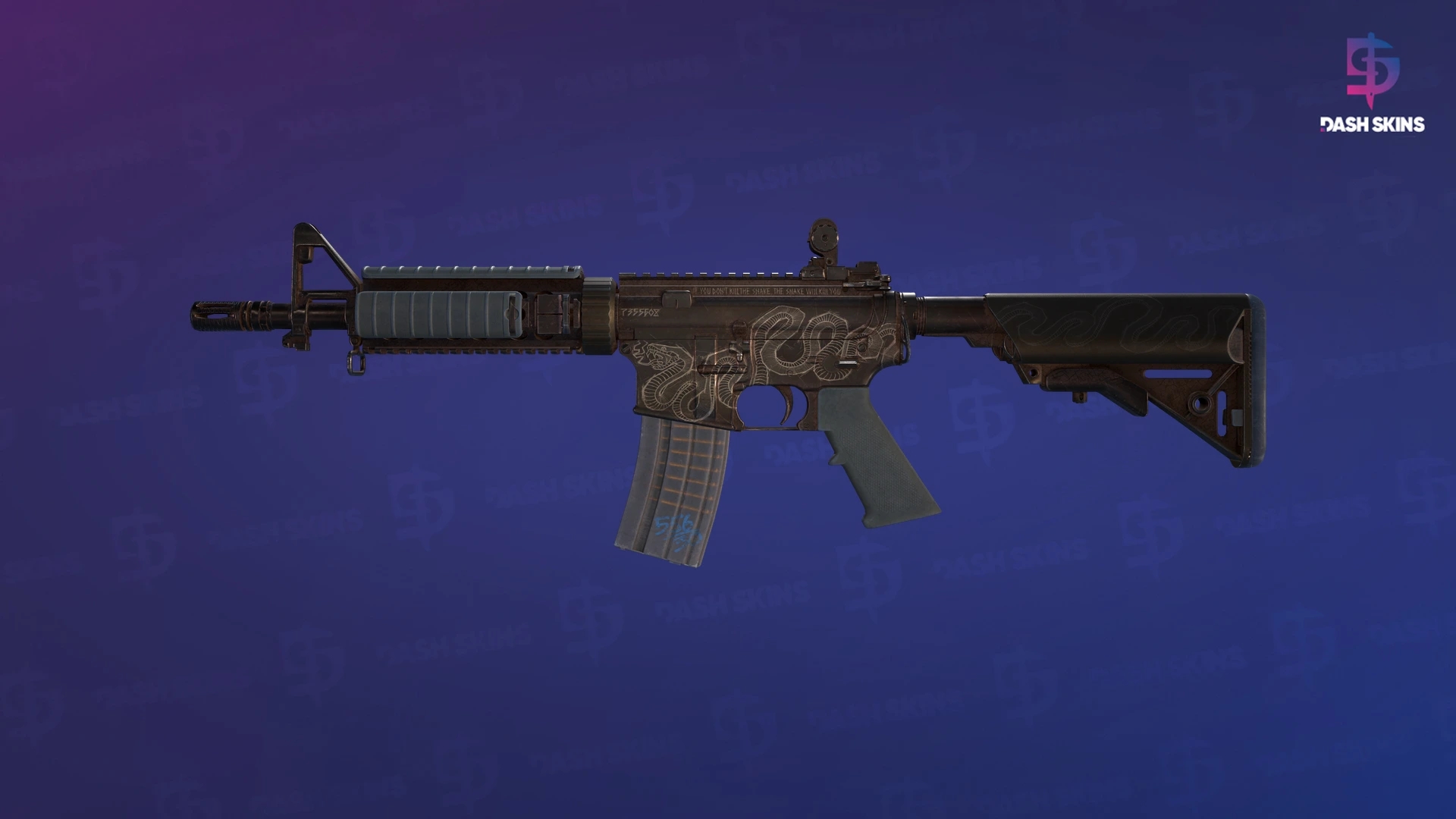 M4A4 | Etch Lord (Battle-Scarred) Screenshot Playside