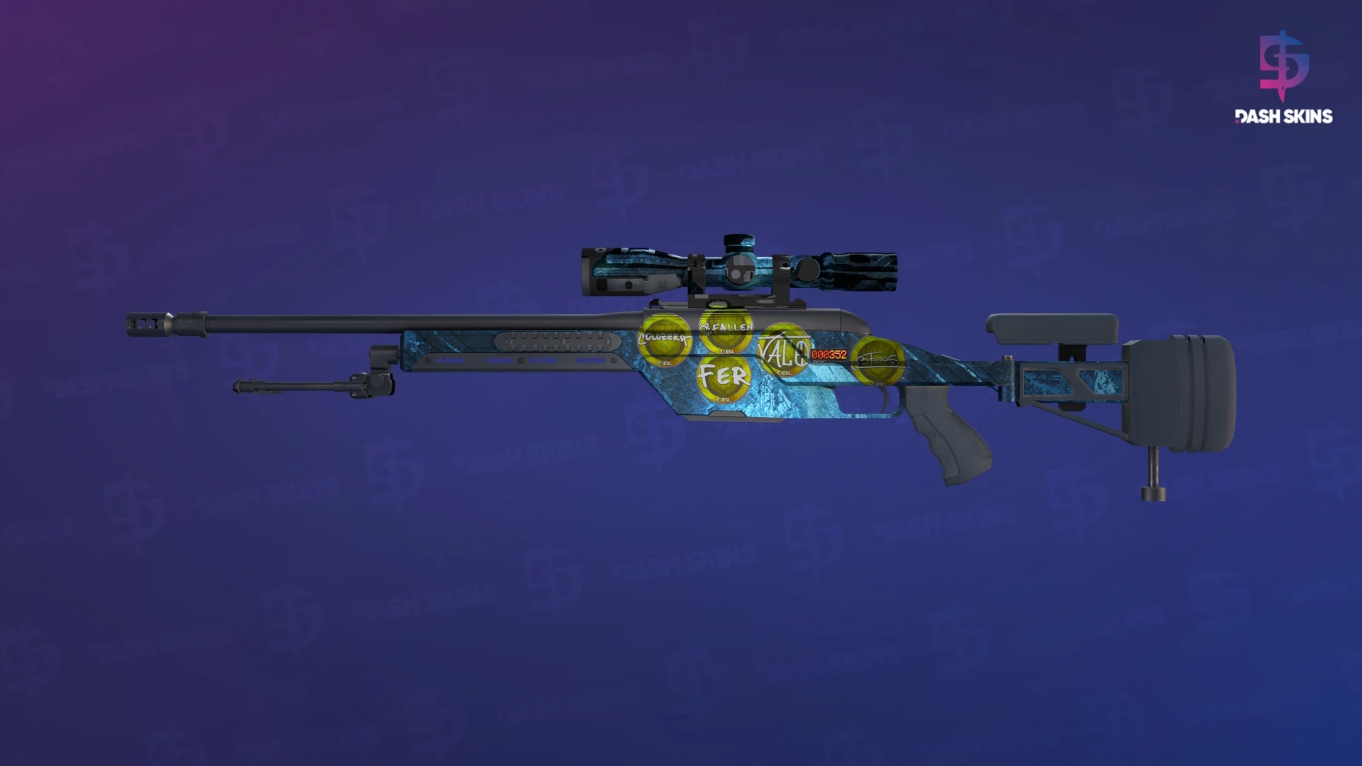 StatTrak™ SSG 08 | Abyss (Field-Tested) Screenshot Playside