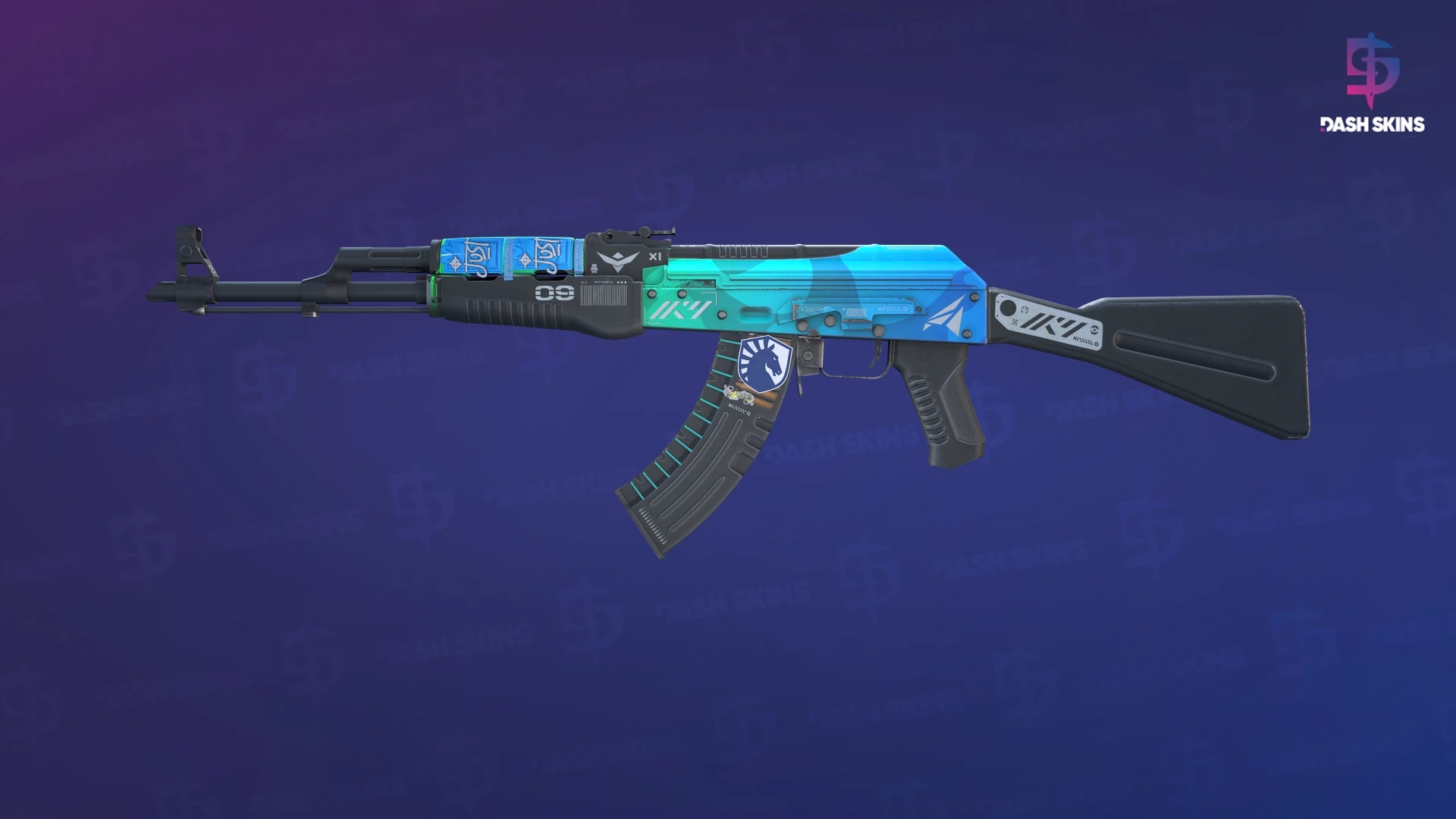 AK-47 | Ice Coaled (Field-Tested) Screenshot Playside