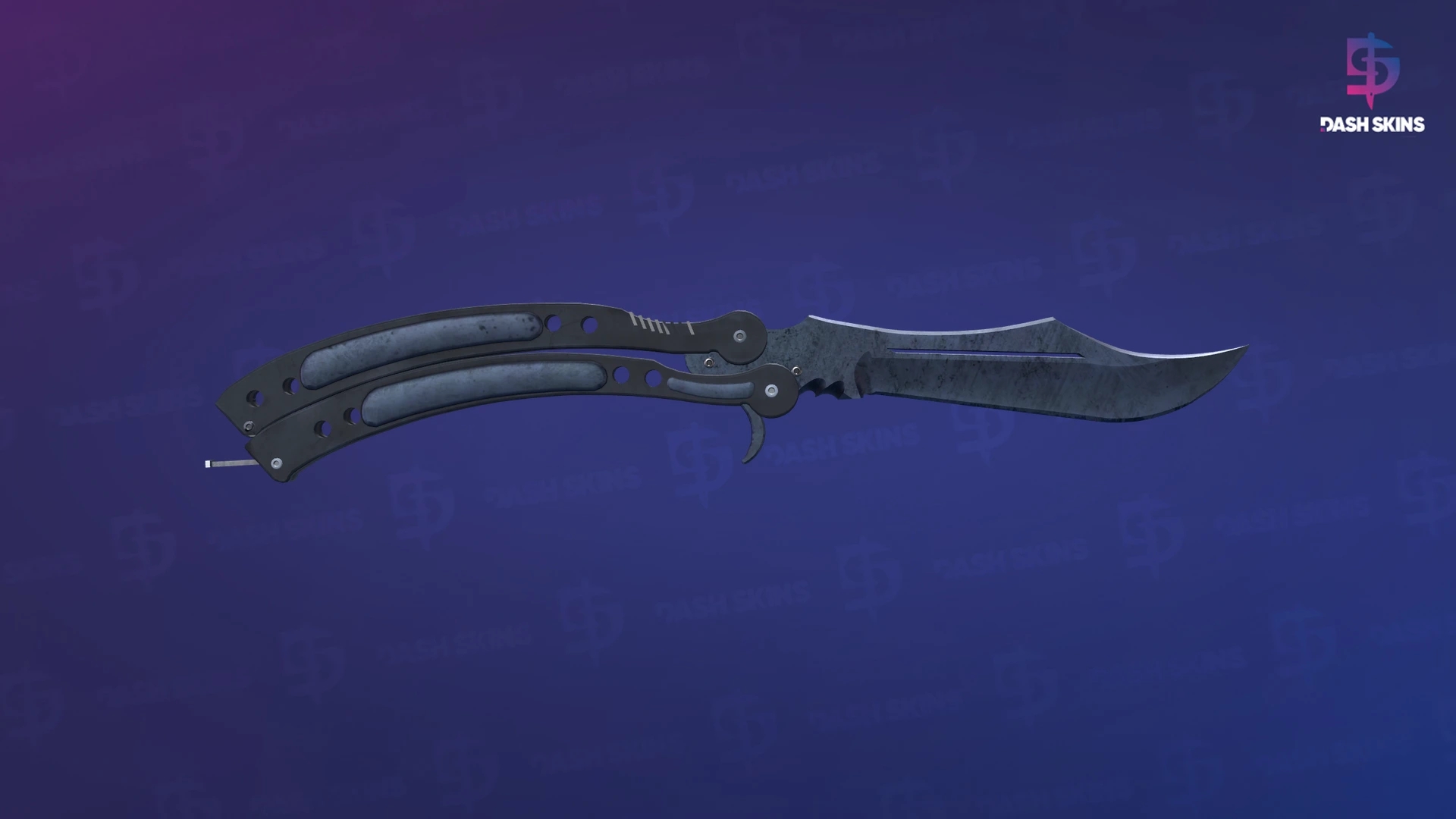 ★ Butterfly Knife | Blue Steel (Field-Tested) Screenshot Playside