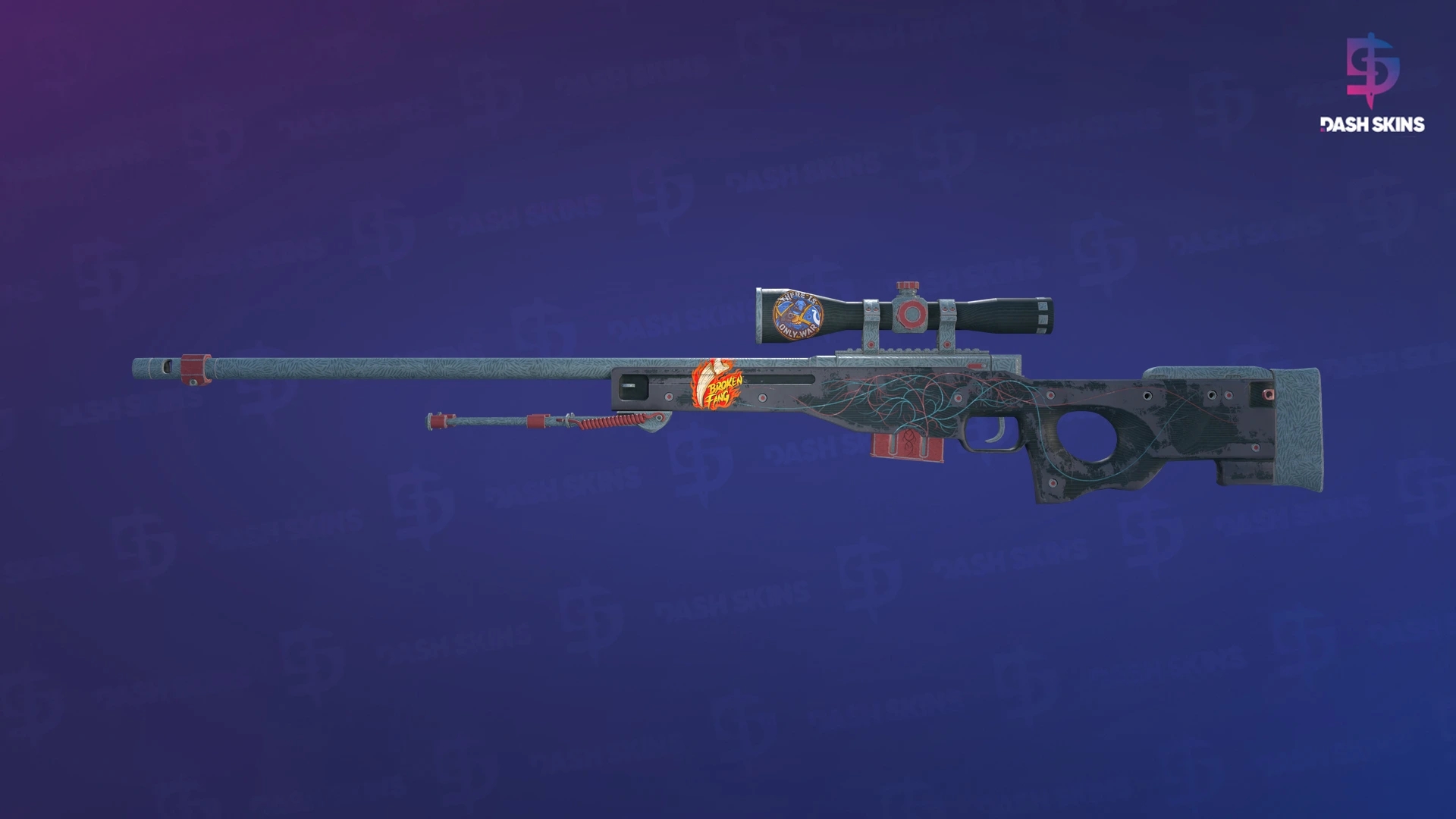 AWP | Capillary (Battle-Scarred) Screenshot Playside