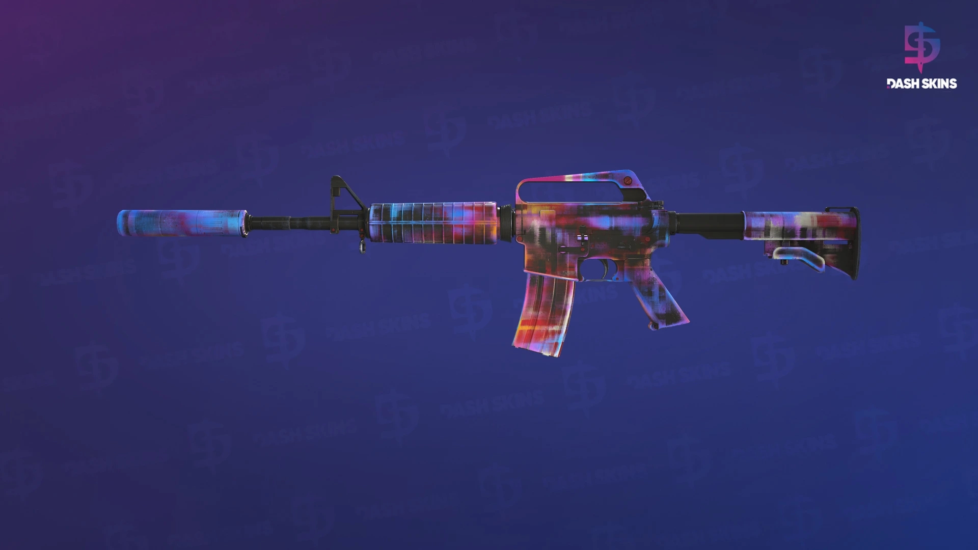 M4A1-S | Glitched Paint (Minimal Wear) Screenshot Playside
