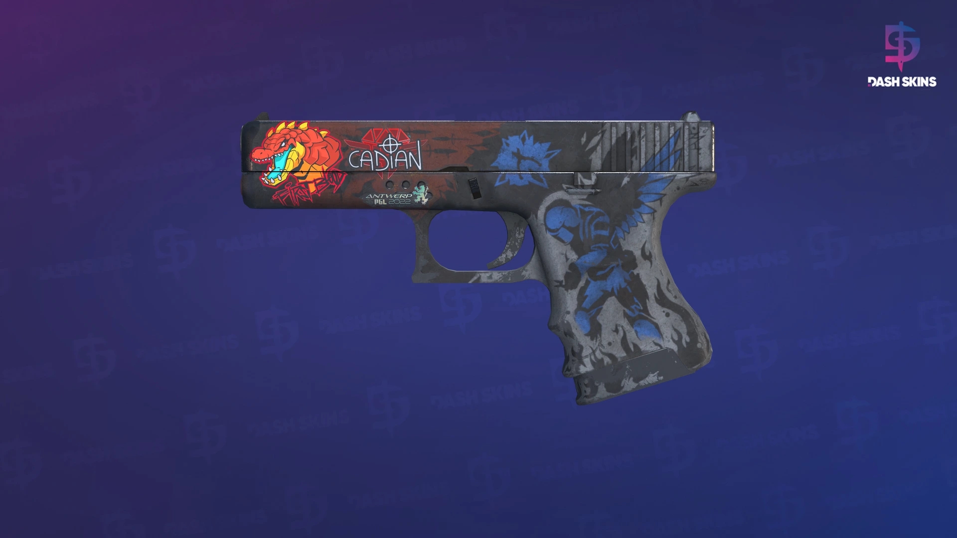 Glock-18 | Sacrifice (Well-Worn) Screenshot Playside