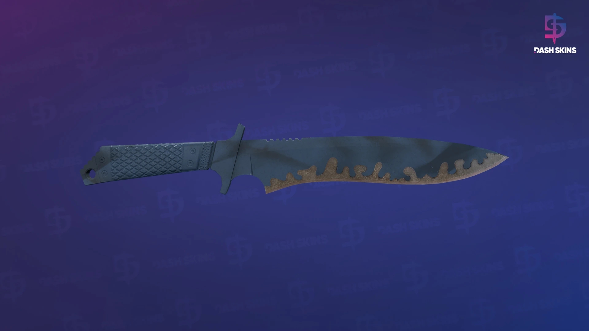 ★ Classic Knife | Night Stripe (Well-Worn) Screenshot Playside