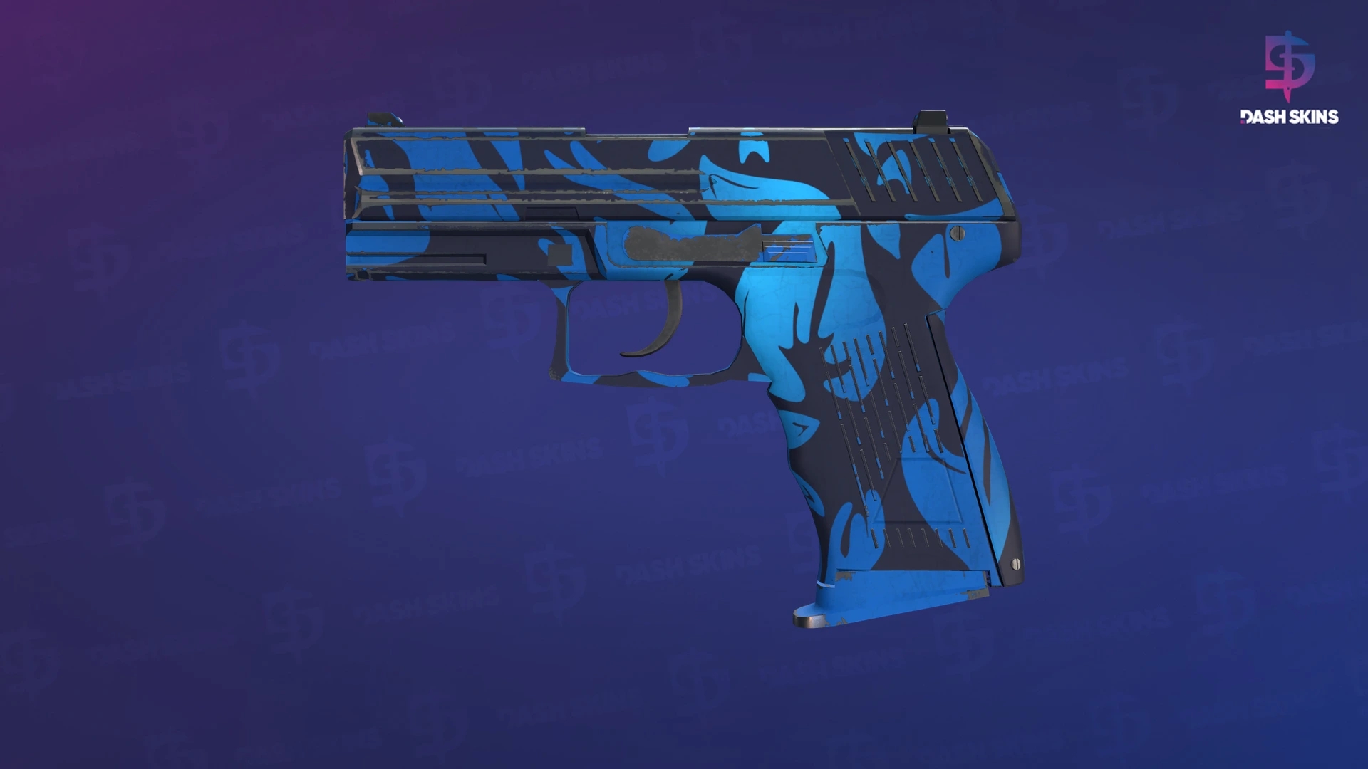 P2000 | Oceanic (Minimal Wear) Screenshot Playside