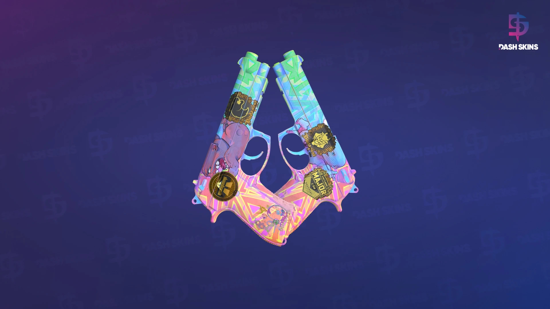 Souvenir Dual Berettas | Sweet Little Angels (Minimal Wear) Screenshot Playside