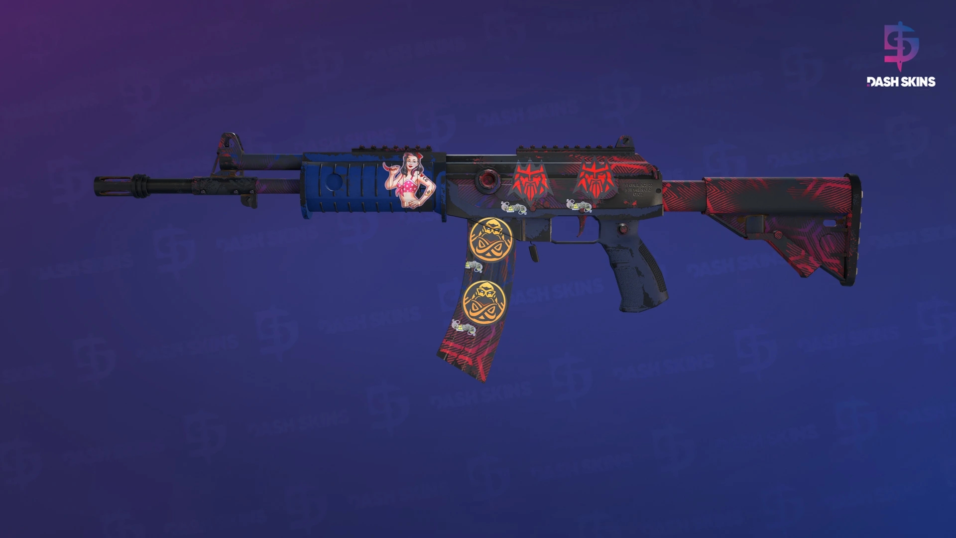 Galil AR | Signal (Well-Worn) Screenshot Playside