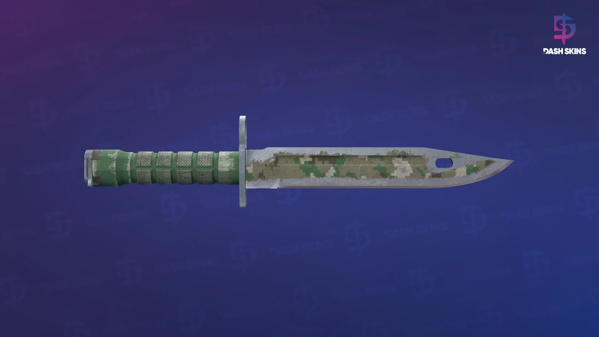 ★ Bayonet | Forest DDPAT (Battle-Scarred) Screenshot Playside
