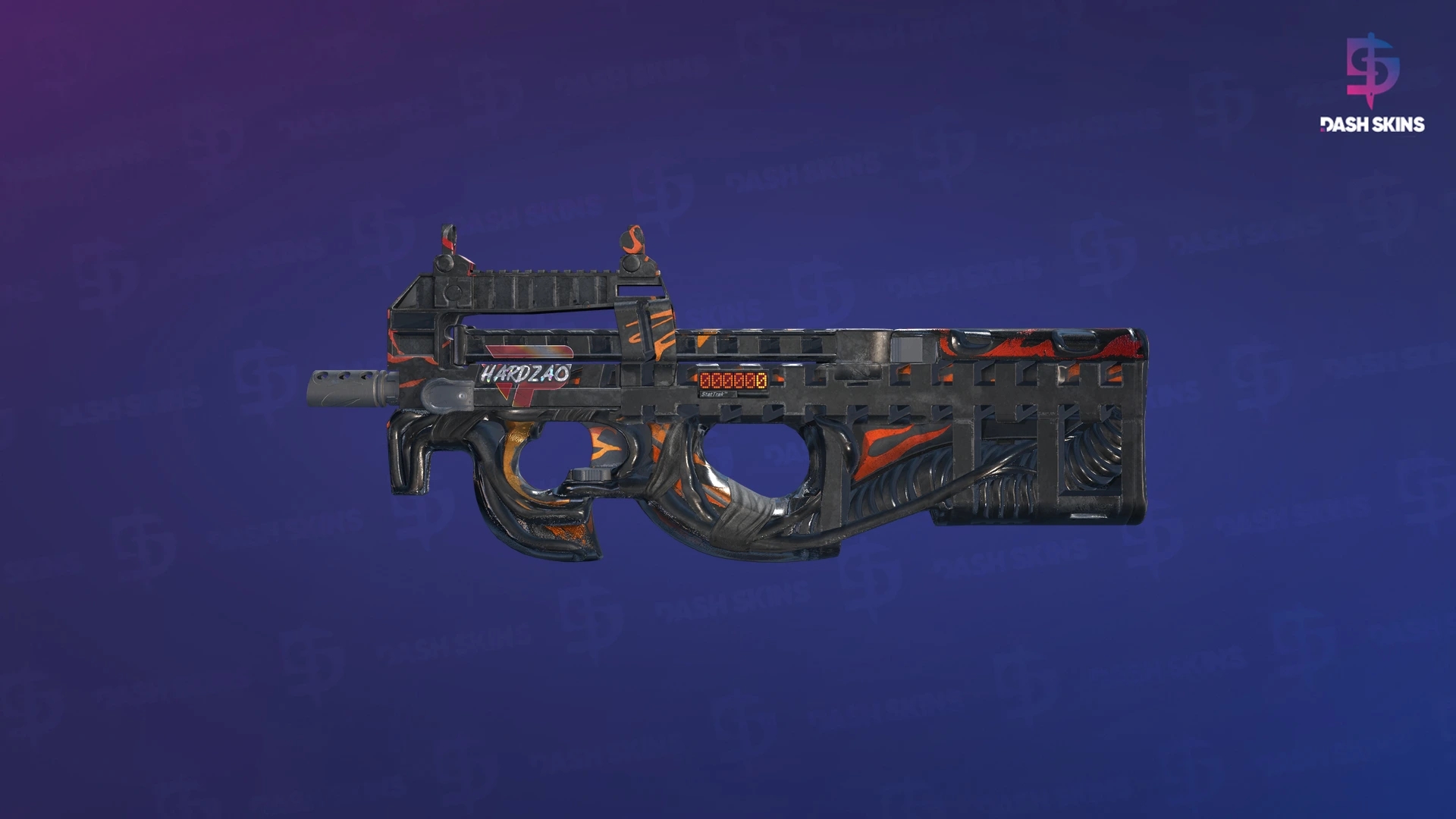 StatTrak™ P90 | Vent Rush (Battle-Scarred) Screenshot Playside