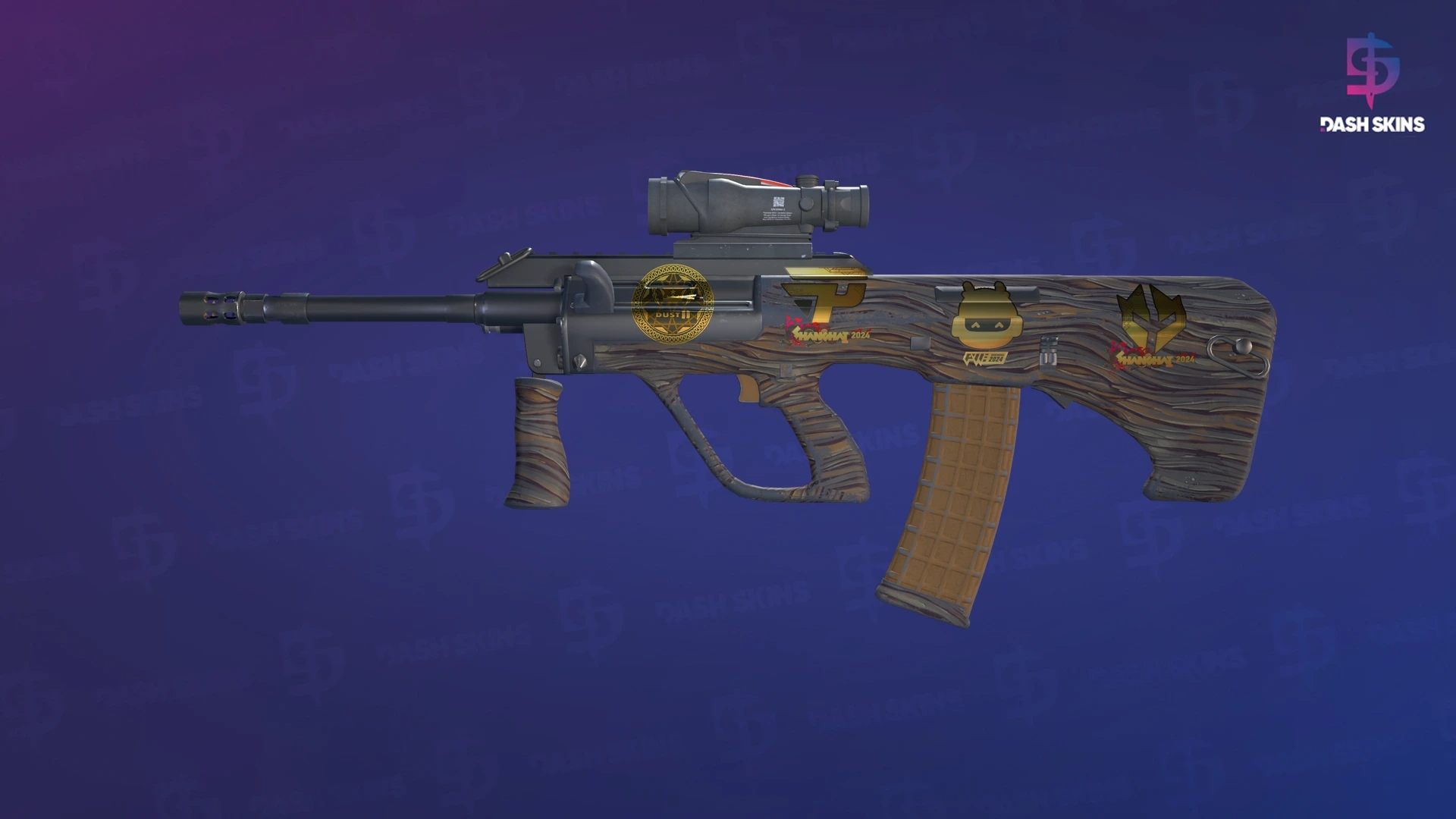 Souvenir AUG | Spalted Wood (Field-Tested) Screenshot Playside