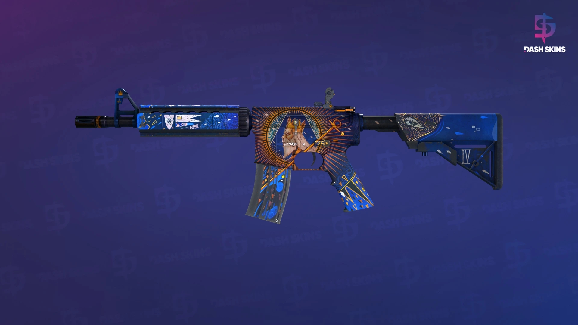 M4A4 | The Emperor (Well-Worn) Screenshot Playside