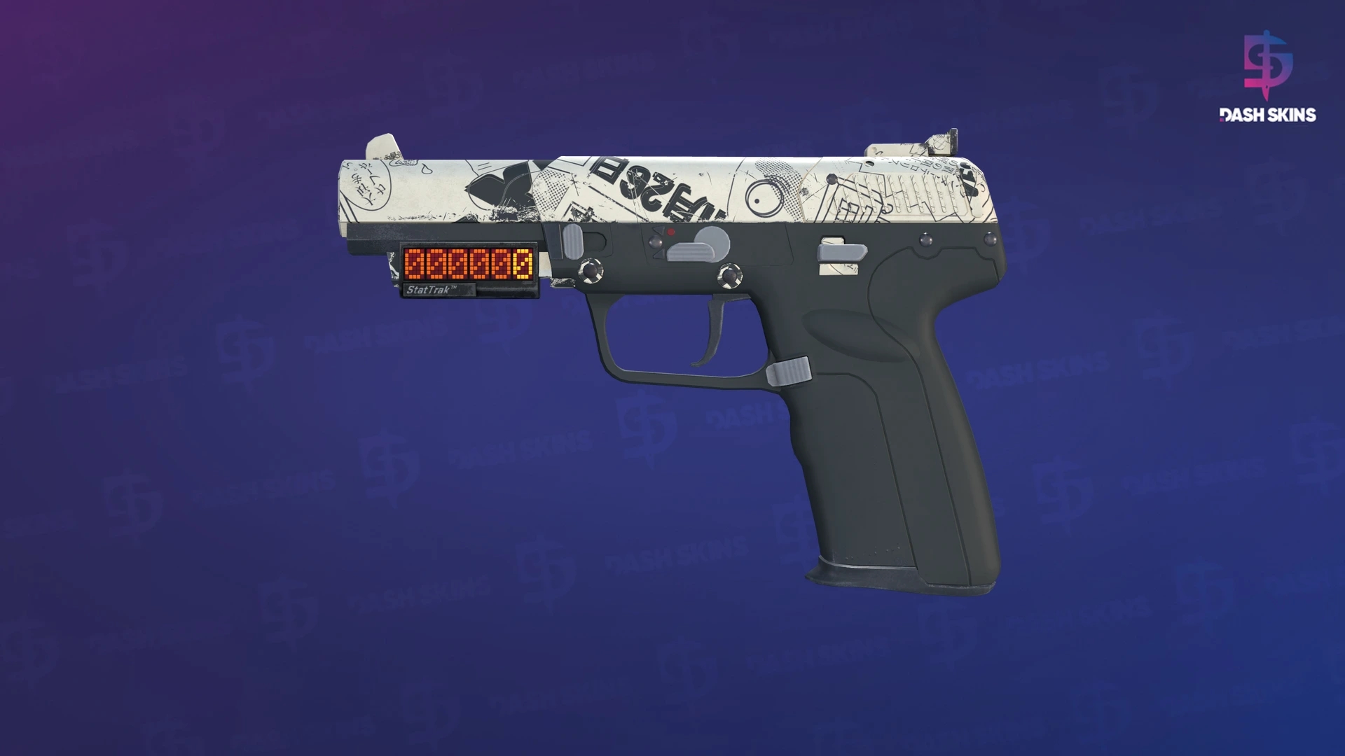 StatTrak™ Five-SeveN | Kami (Minimal Wear) Screenshot Playside