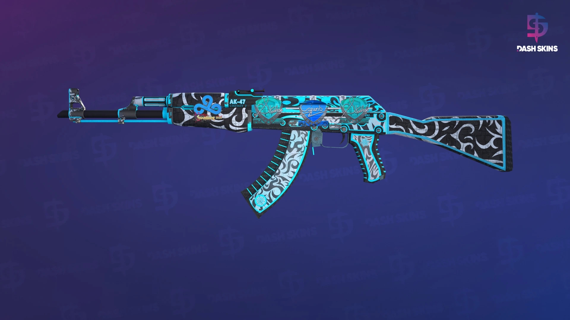 AK-47 | Frontside Misty (Field-Tested) Screenshot Playside