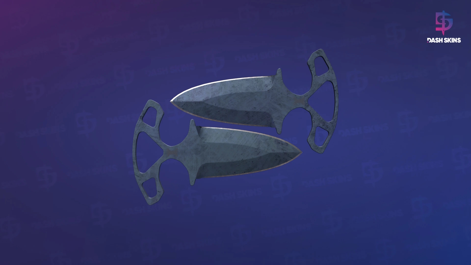 ★ Shadow Daggers | Blue Steel (Field-Tested) Screenshot Playside