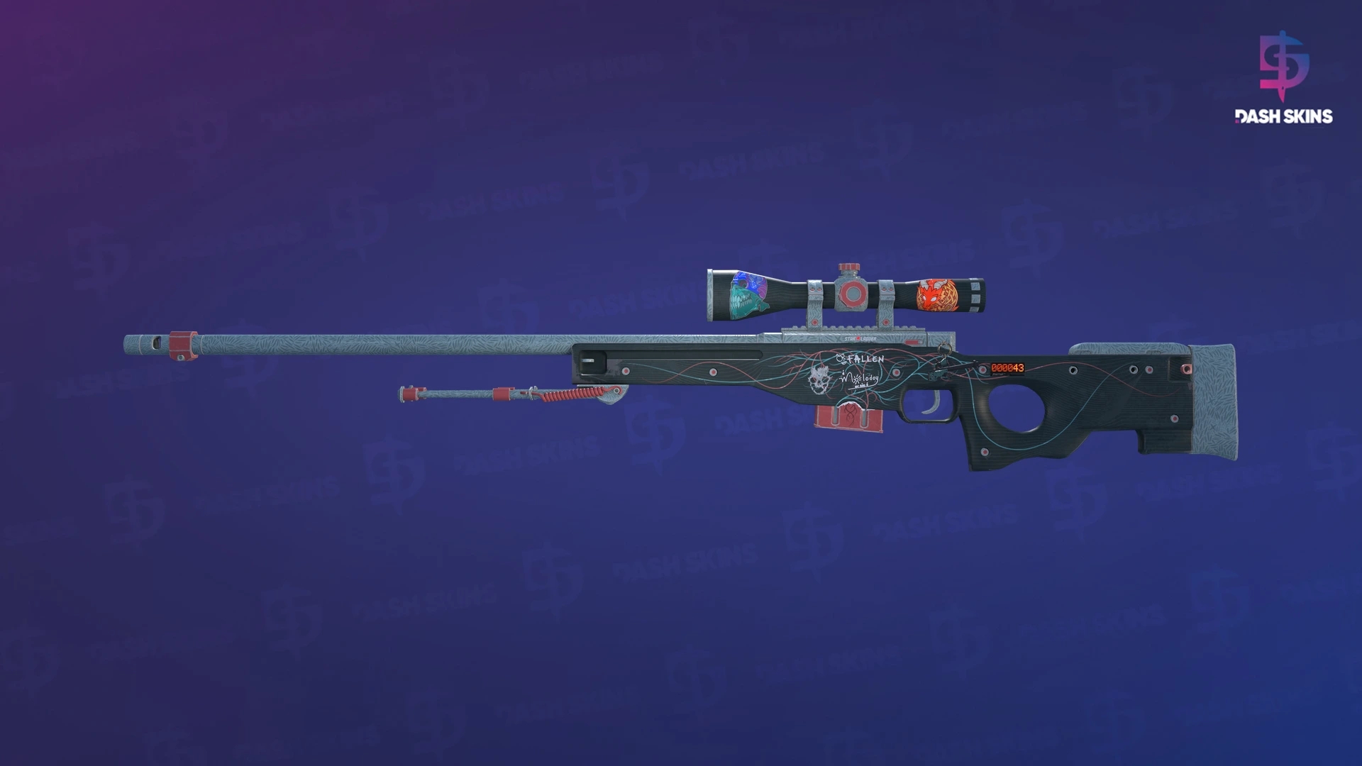 StatTrak™ AWP | Capillary (Minimal Wear) Screenshot Playside