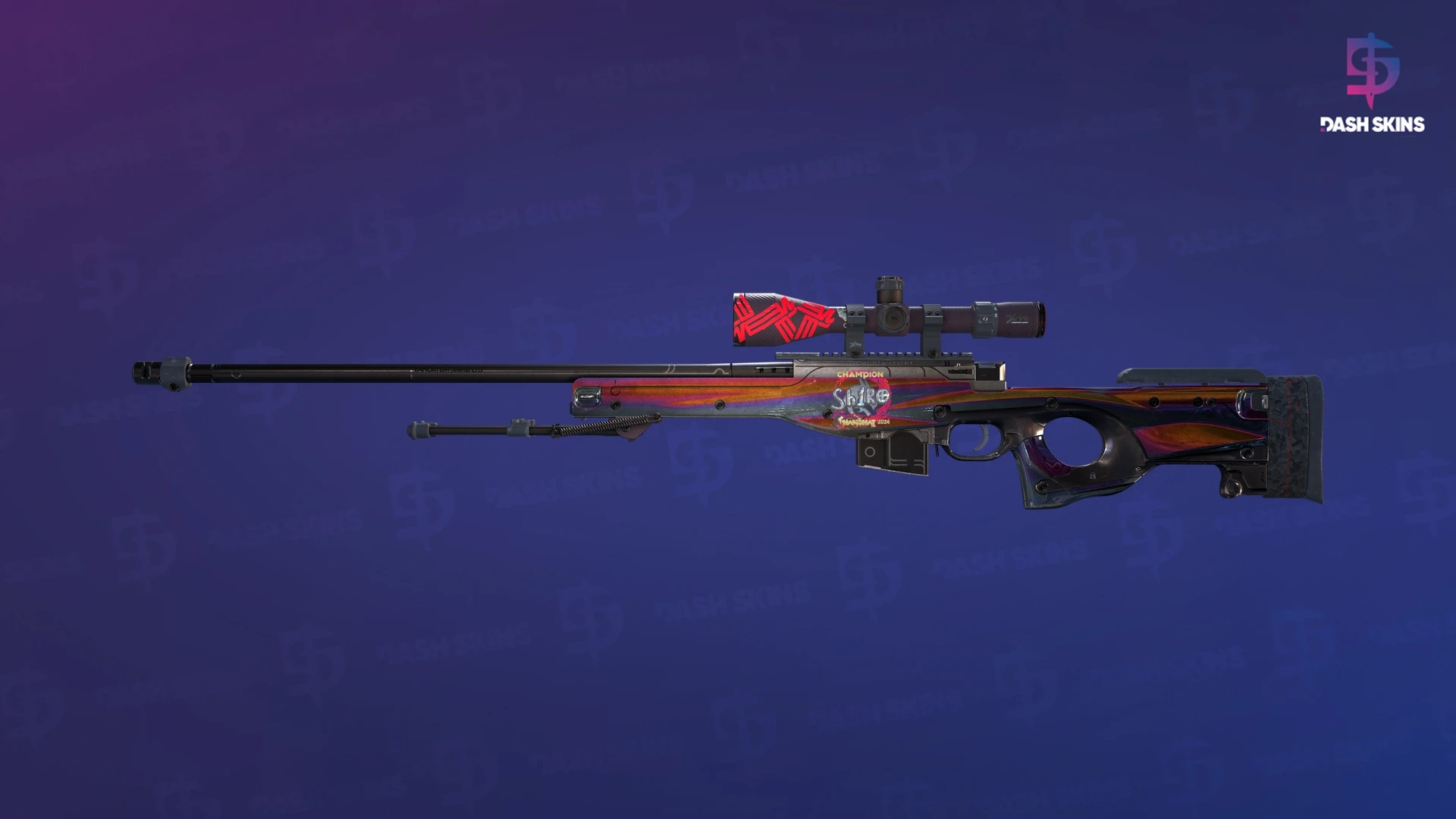 AWP | Chrome Cannon (Well-Worn) Screenshot Playside