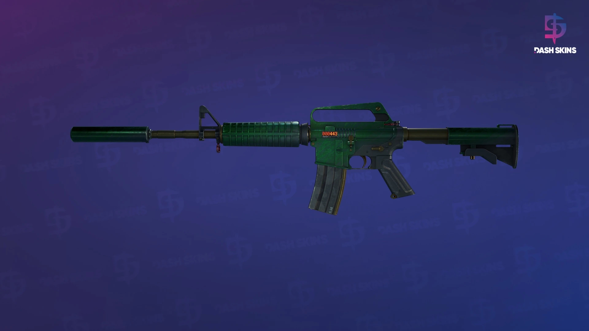 StatTrak™ M4A1-S | Electrum (Battle-Scarred) Screenshot Playside