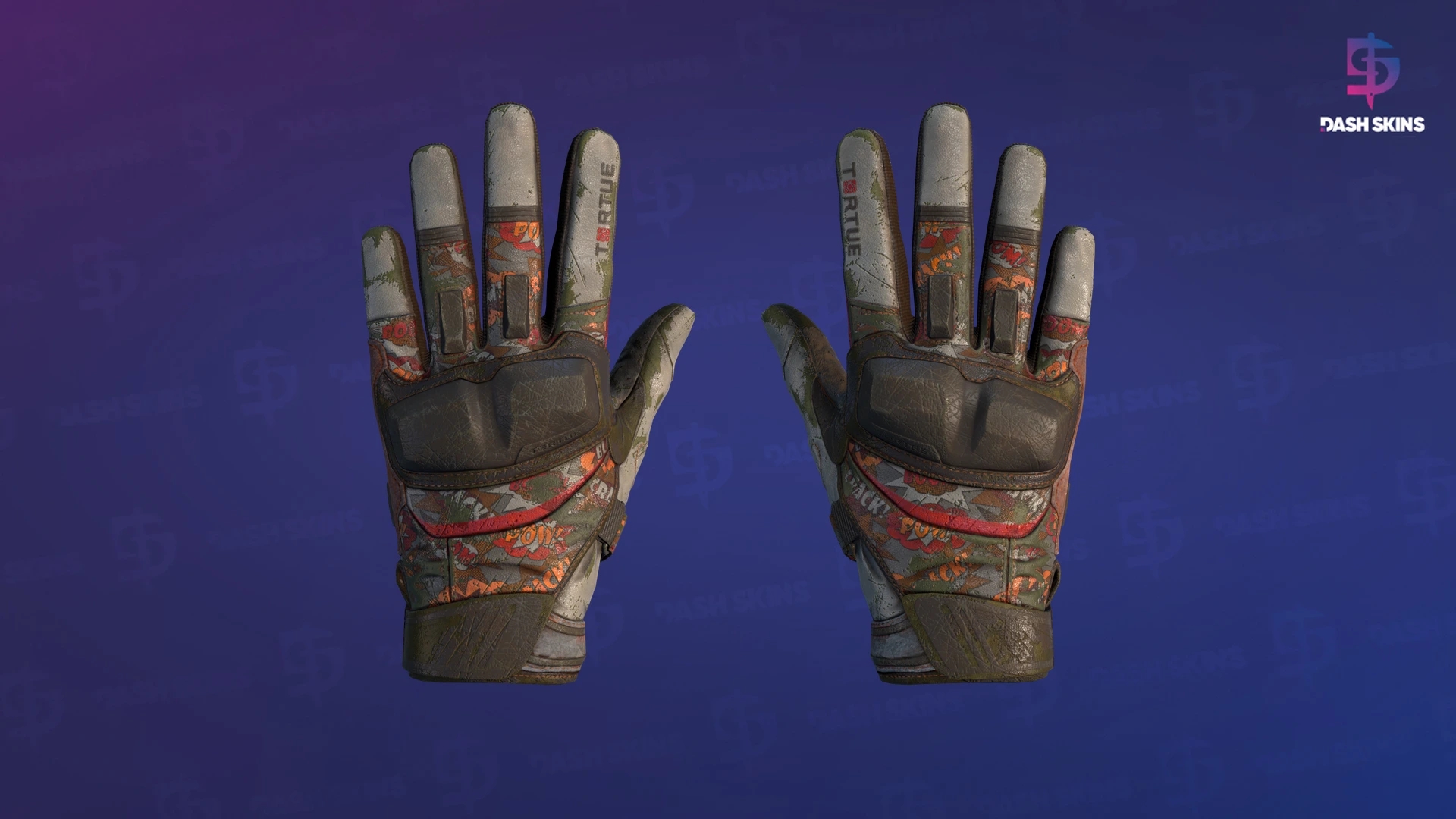 ★ Moto Gloves | POW! (Battle-Scarred) Screenshot Playside