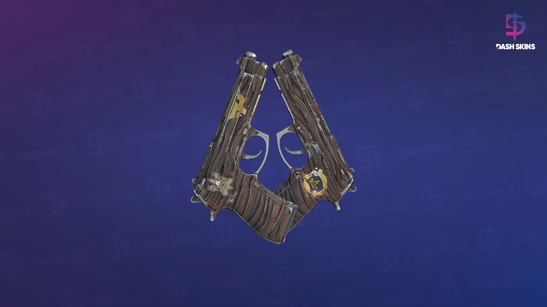 Souvenir Dual Berettas | Drift Wood (Field-Tested) Screenshot Playside