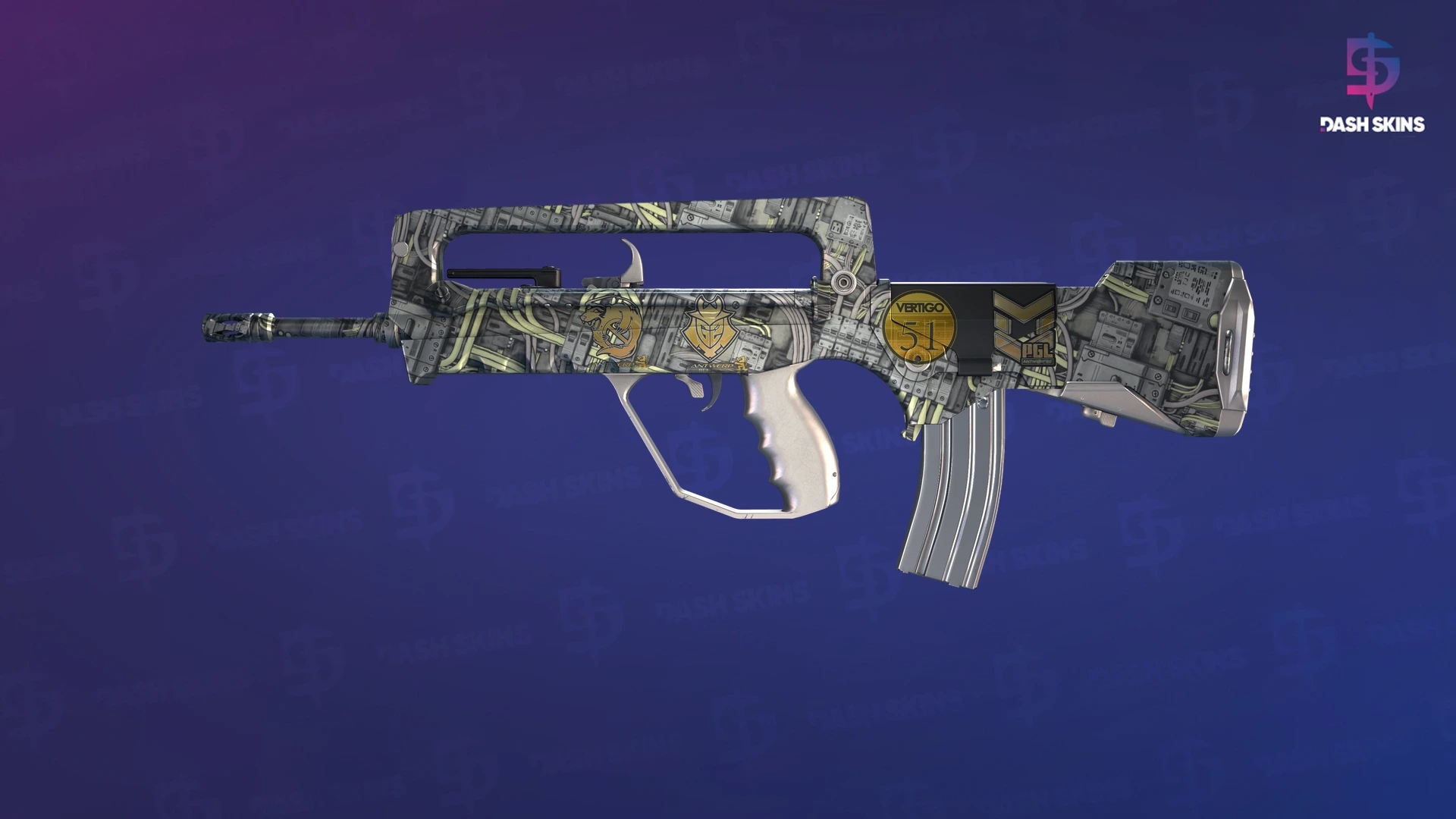 Souvenir FAMAS | Faulty Wiring (Factory New) Screenshot Playside