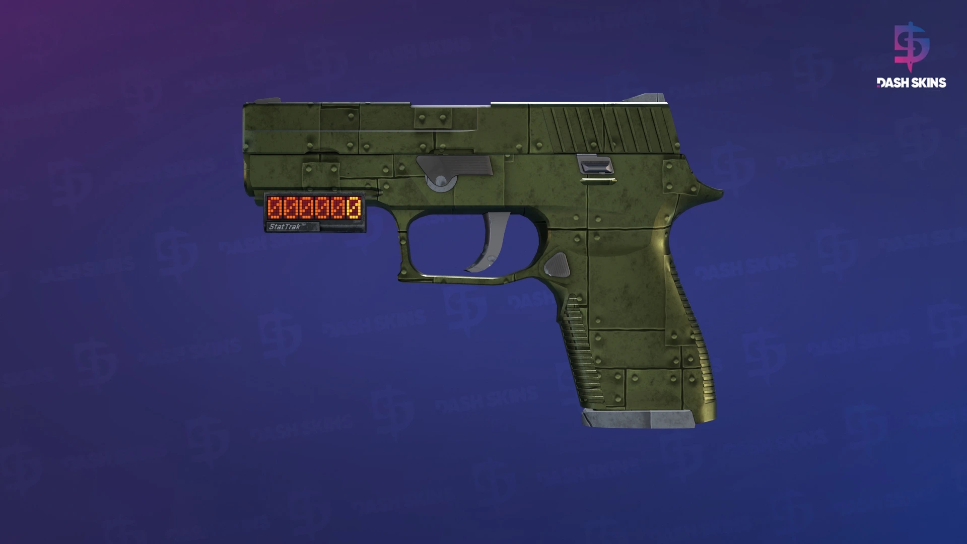 StatTrak™ P250 | Iron Clad (Minimal Wear) Screenshot Playside