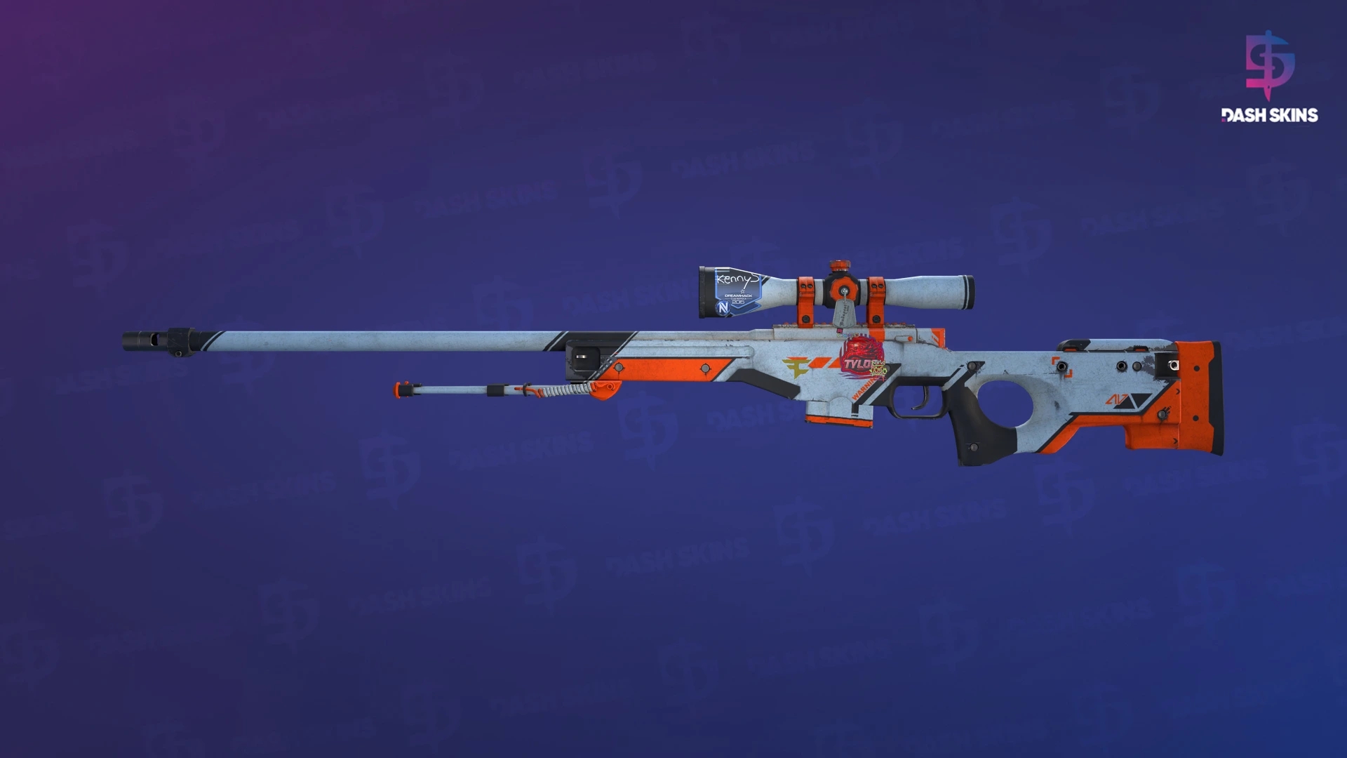 AWP | Asiimov (Battle-Scarred) Screenshot Playside