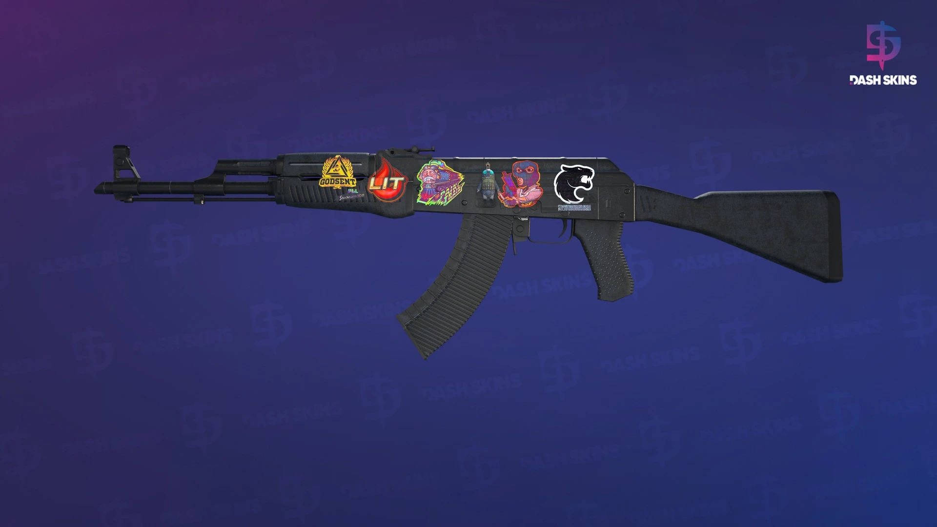 AK-47 | Slate (Battle-Scarred) Screenshot Playside