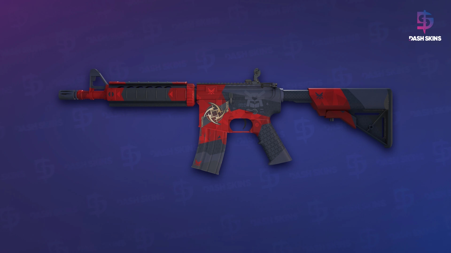 M4A4 | Evil Daimyo (Minimal Wear) Screenshot Playside