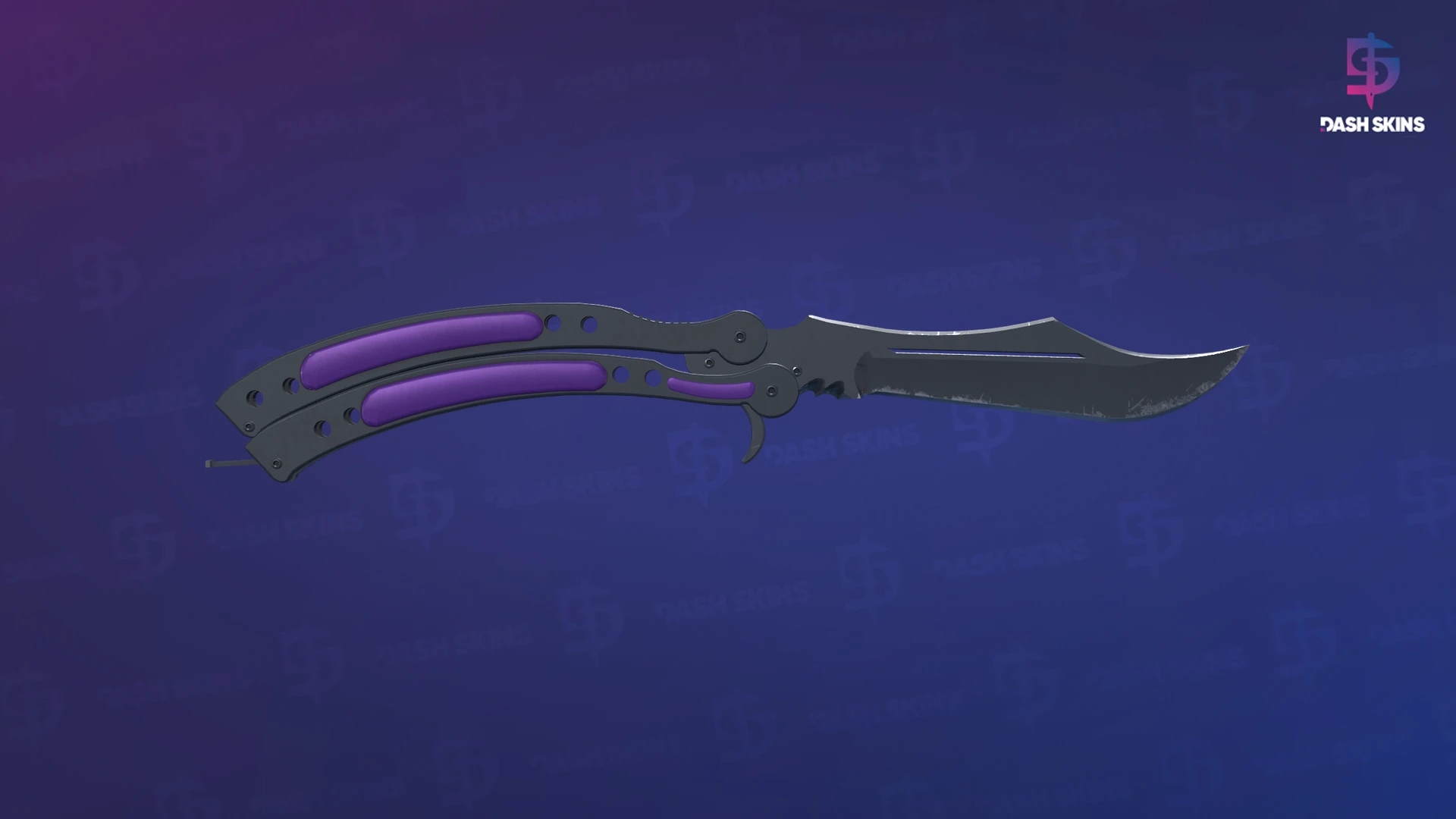 ★ Butterfly Knife | Ultraviolet (Field-Tested) Screenshot Playside
