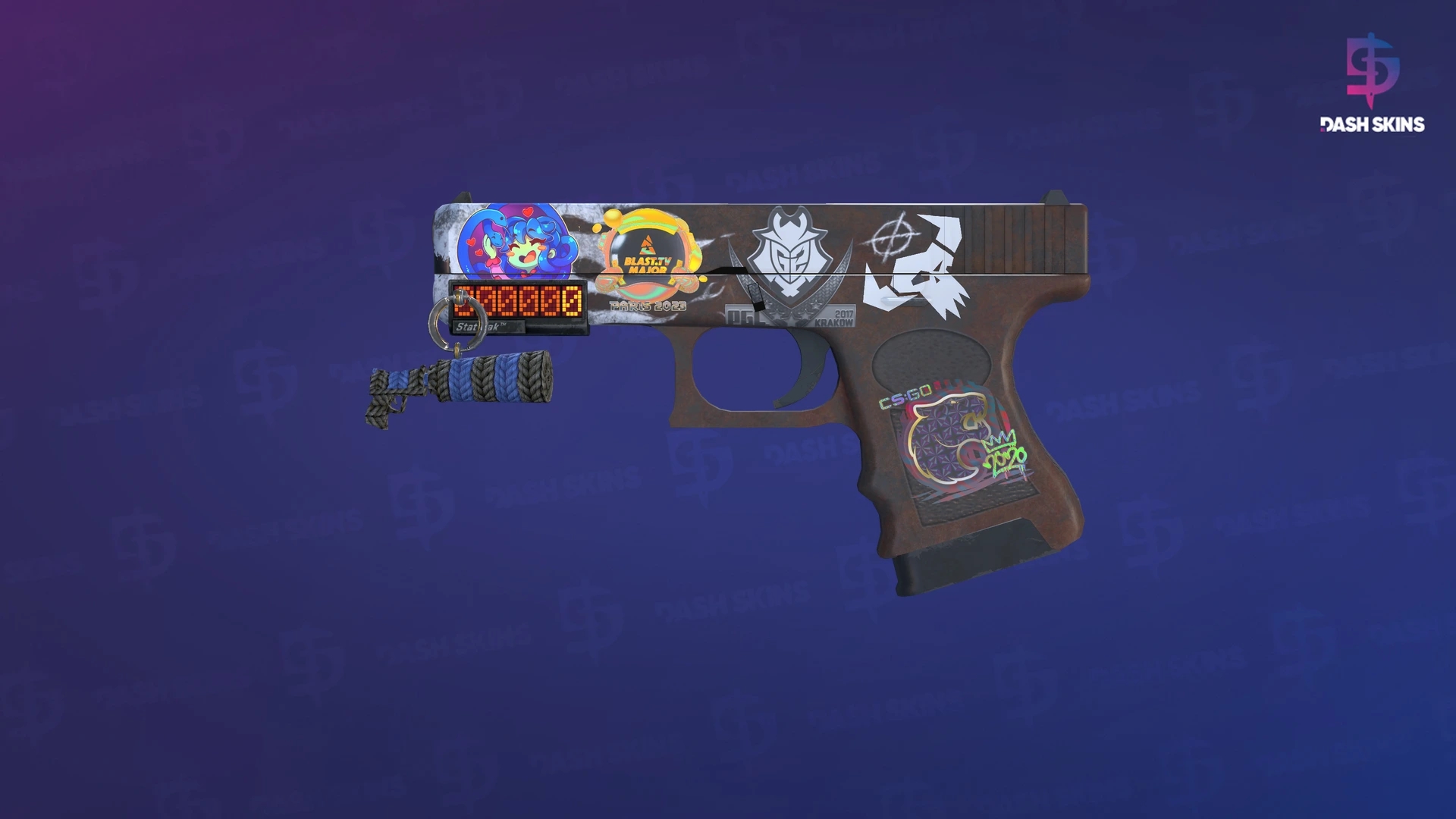 StatTrak™ Glock-18 | Oxide Blaze (Minimal Wear) Screenshot Playside