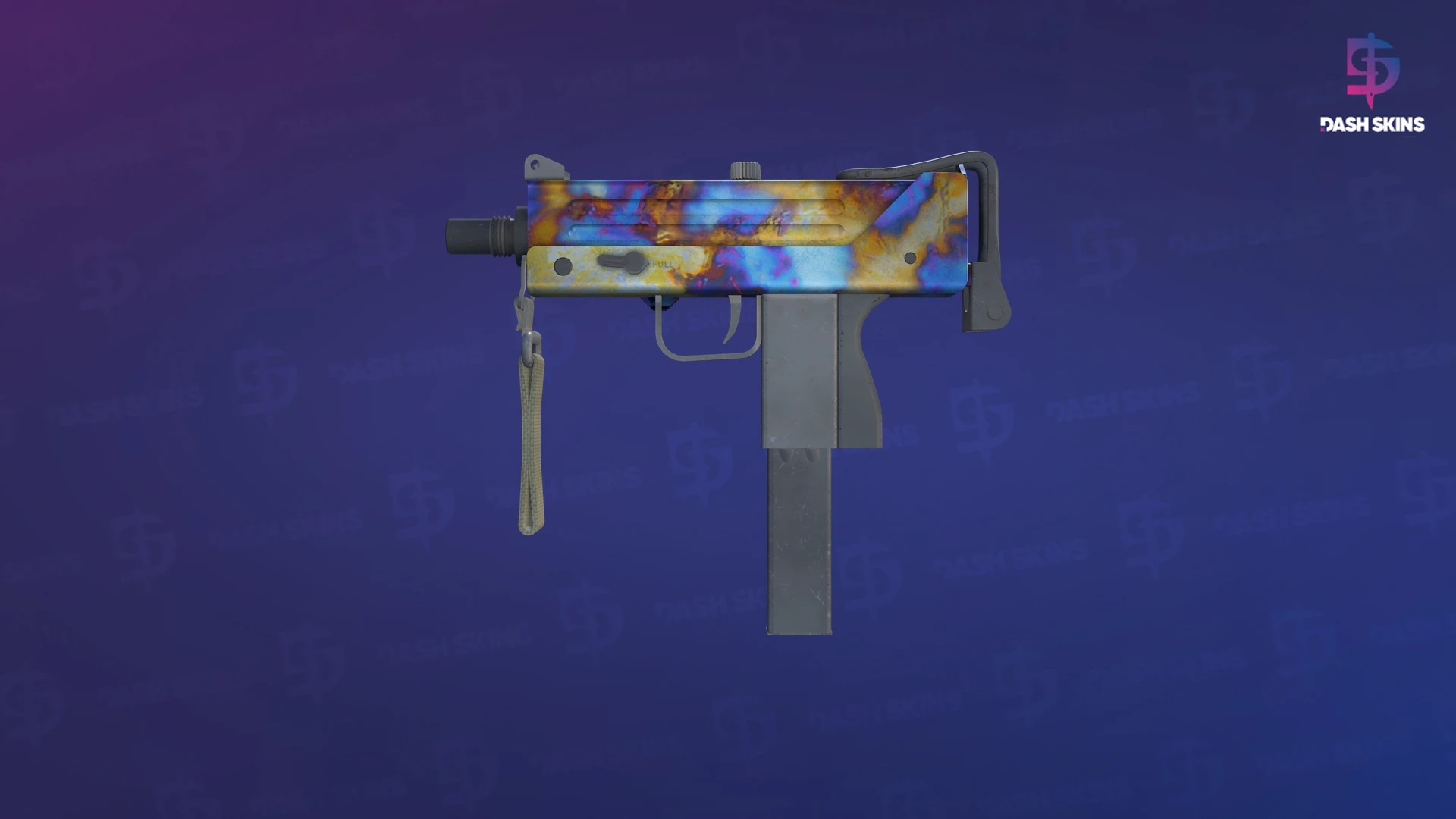 Souvenir MAC-10 | Case Hardened (Minimal Wear) Screenshot Playside