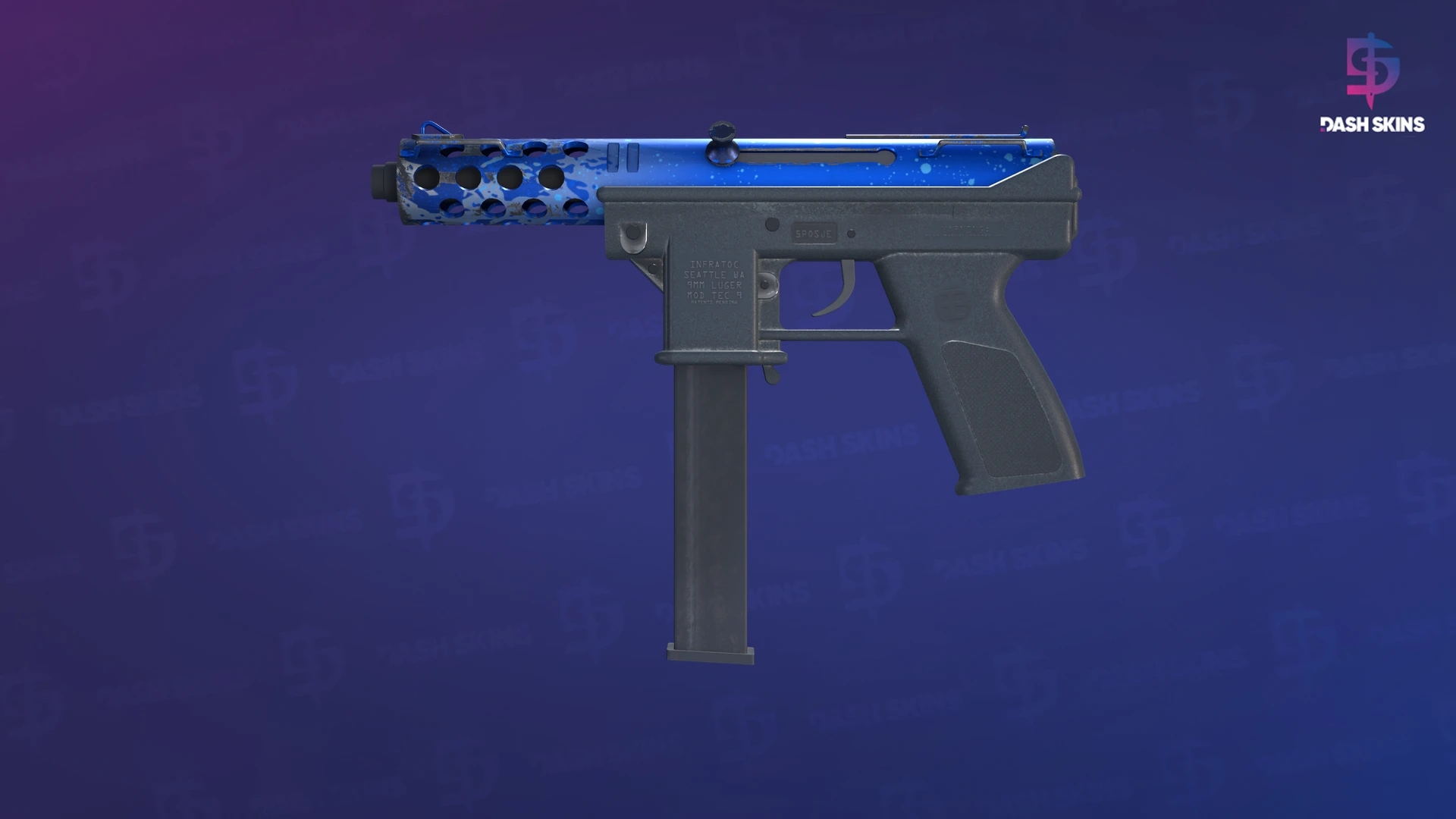 Tec-9 | Ice Cap (Minimal Wear) Screenshot Playside