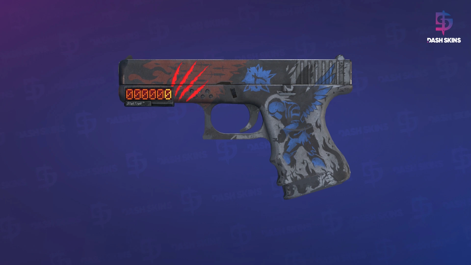 StatTrak™ Glock-18 | Sacrifice (Well-Worn) Screenshot Playside