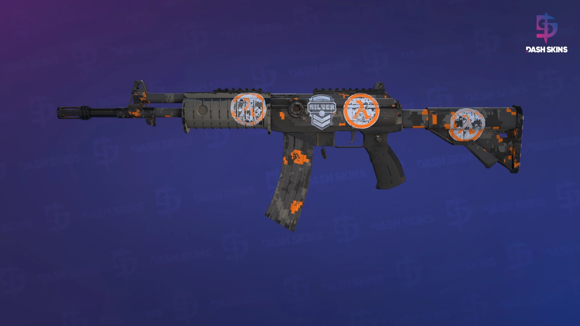 Galil AR | Orange DDPAT (Field-Tested) Screenshot Playside