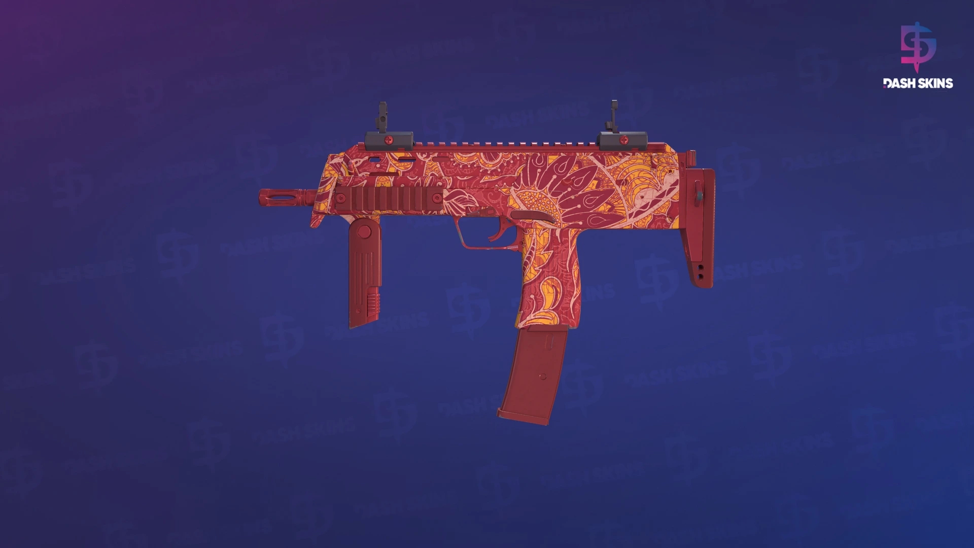 MP7 | Coral Paisley (Factory New) Screenshot Playside
