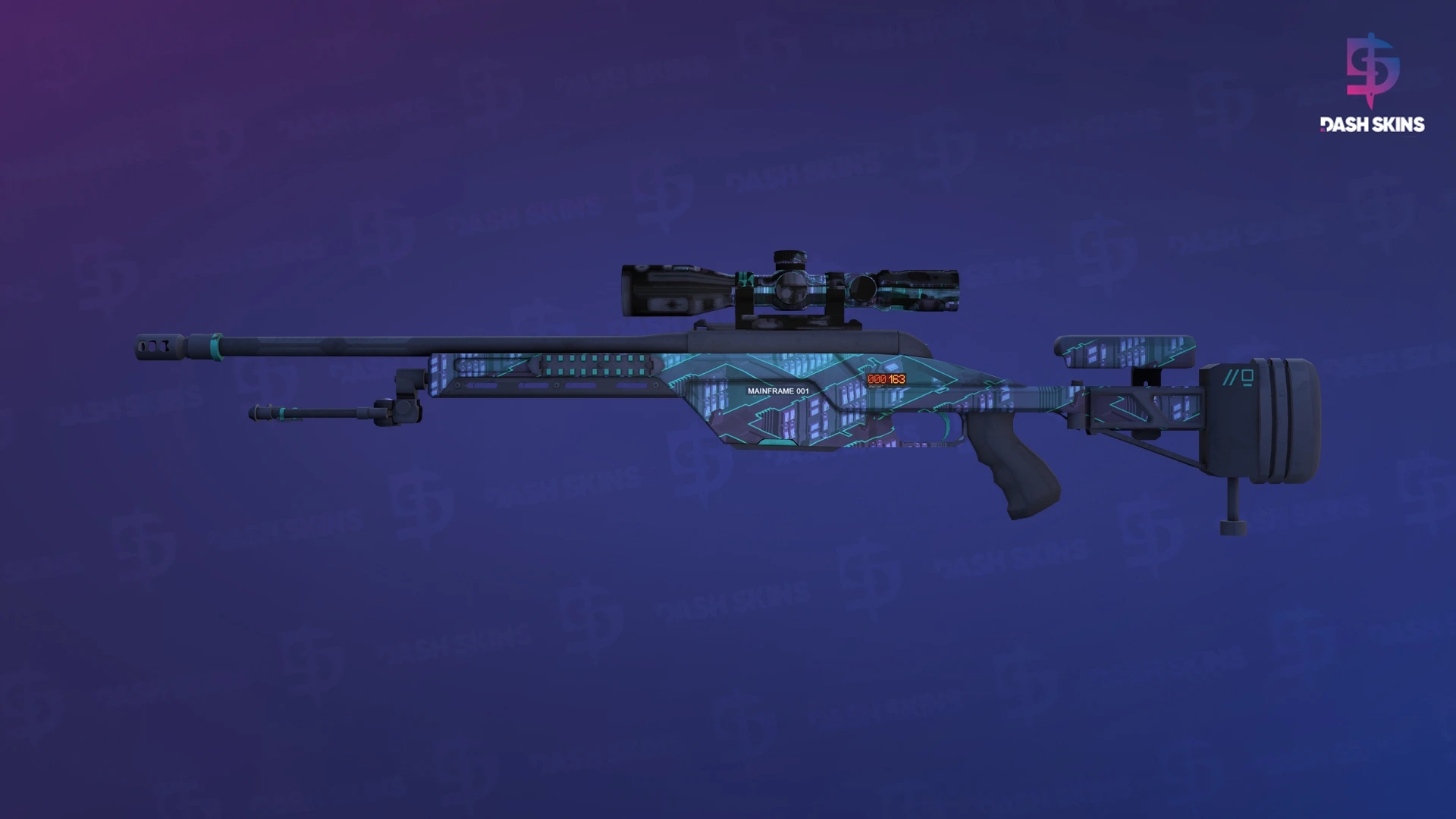 StatTrak™ SSG 08 | Mainframe 001 (Minimal Wear) Screenshot Playside